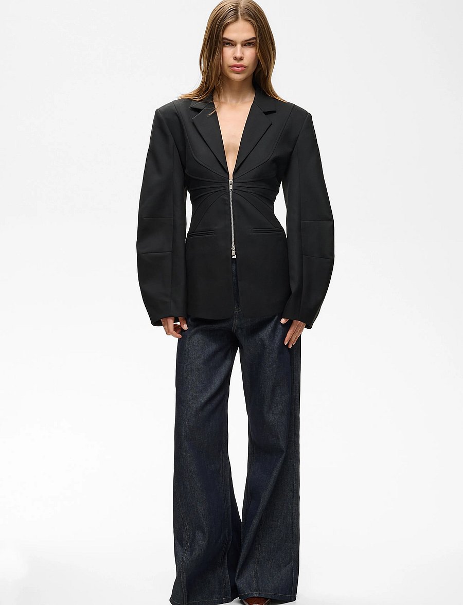 Gestuz - GZtitta blazer - Üherealised pintsakud - black - 5