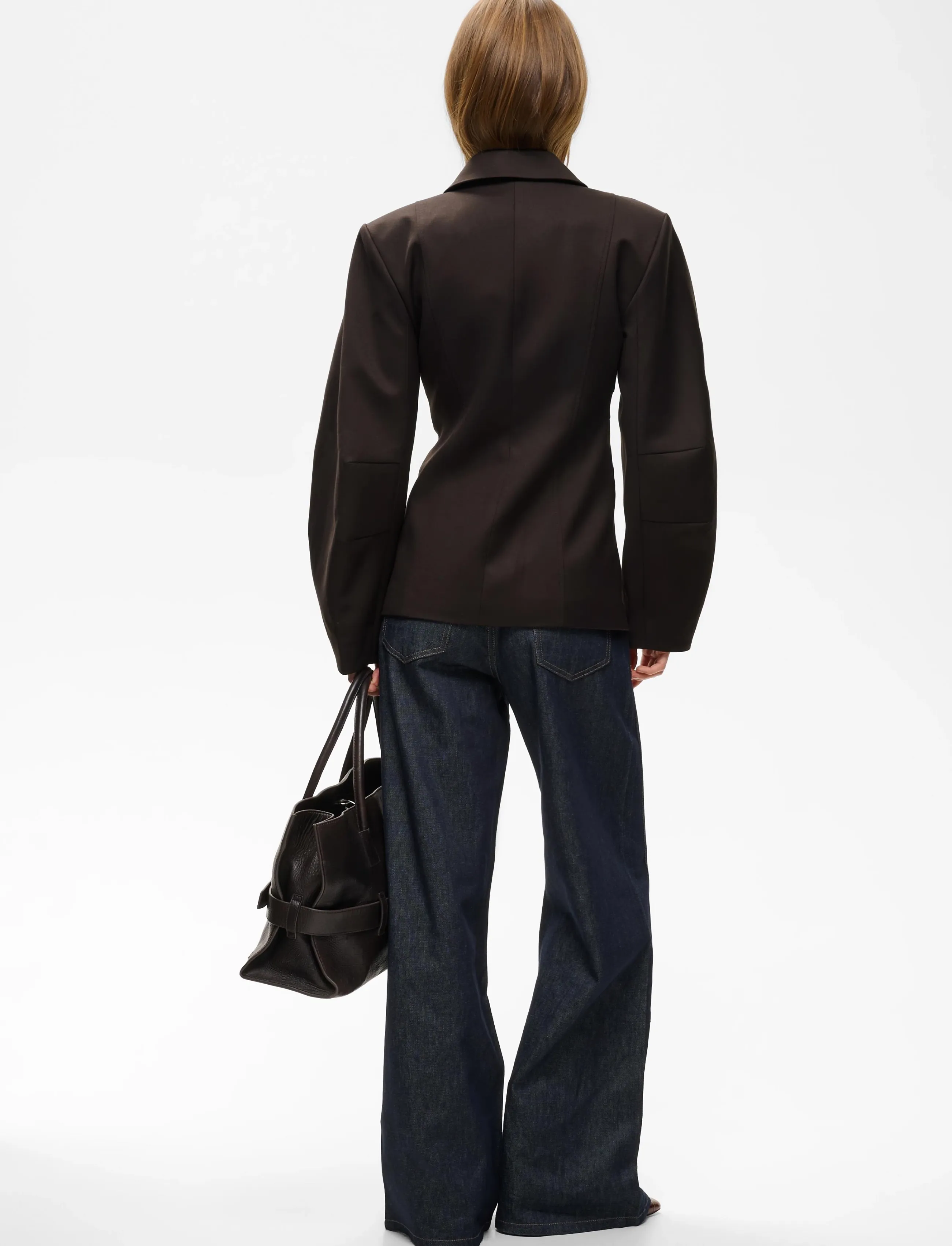 Gestuz - GZtitta blazer - enkelknäppta kavajer - ganache - 4