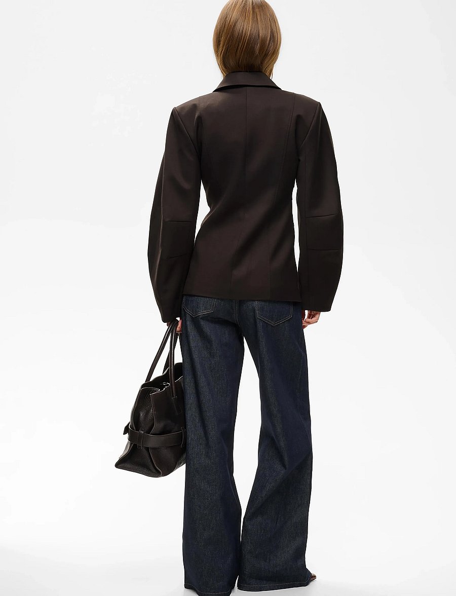 Gestuz - GZtitta blazer - enkeltradede blazere - ganache - 4