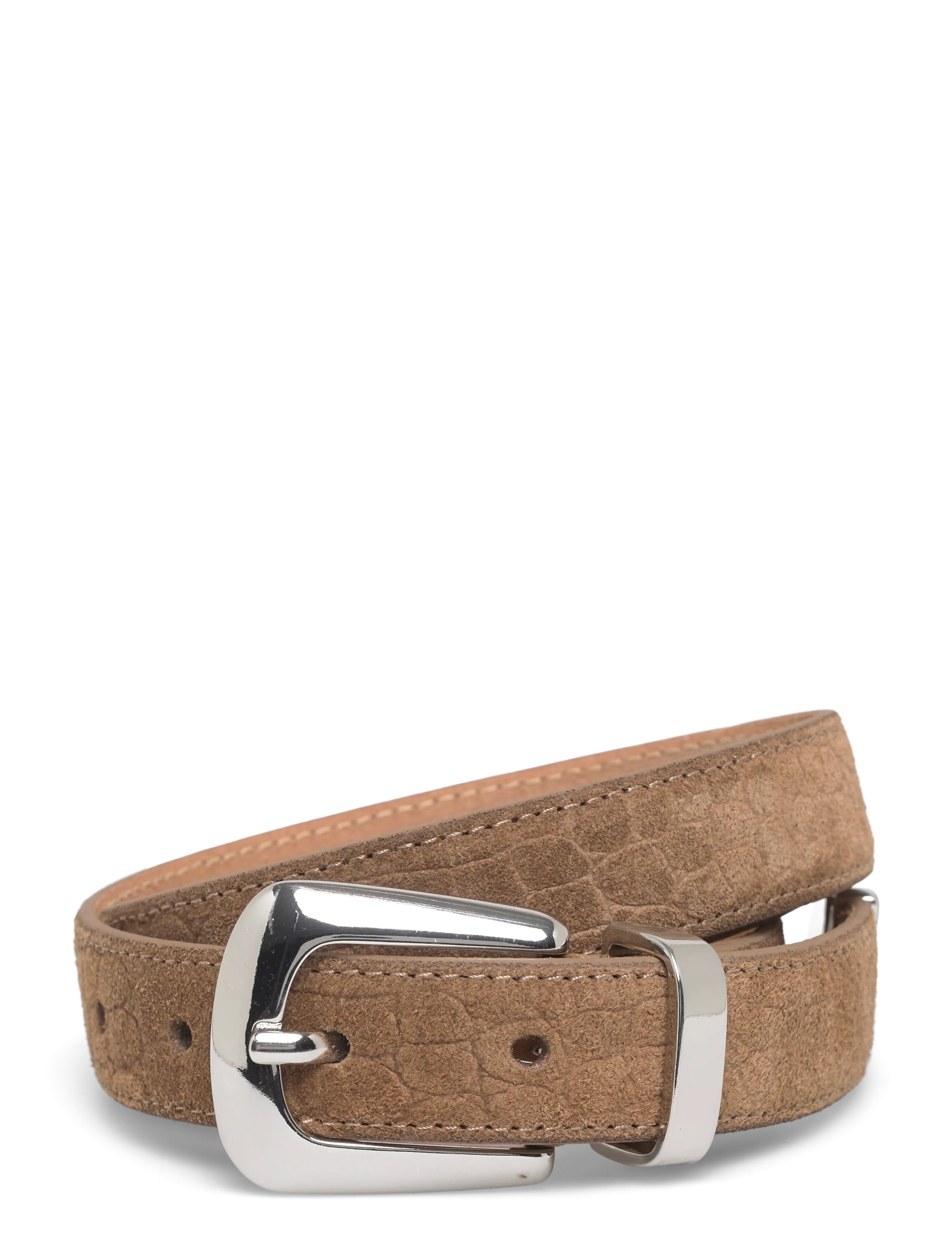 Gestuz GZsuva s croco belt - Accessoarer - ERMINE / brown