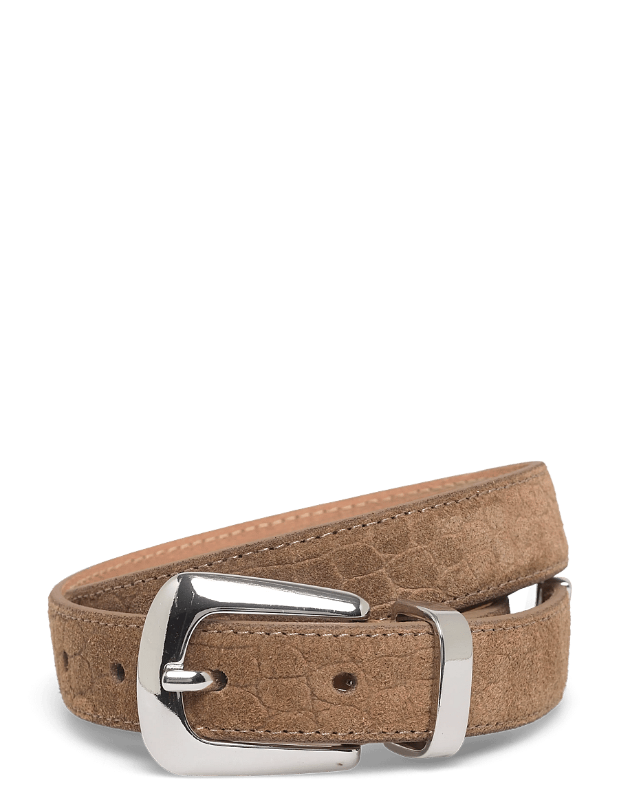 Gestuz - GZsuva s croco belt - casual belts - ermine - 0