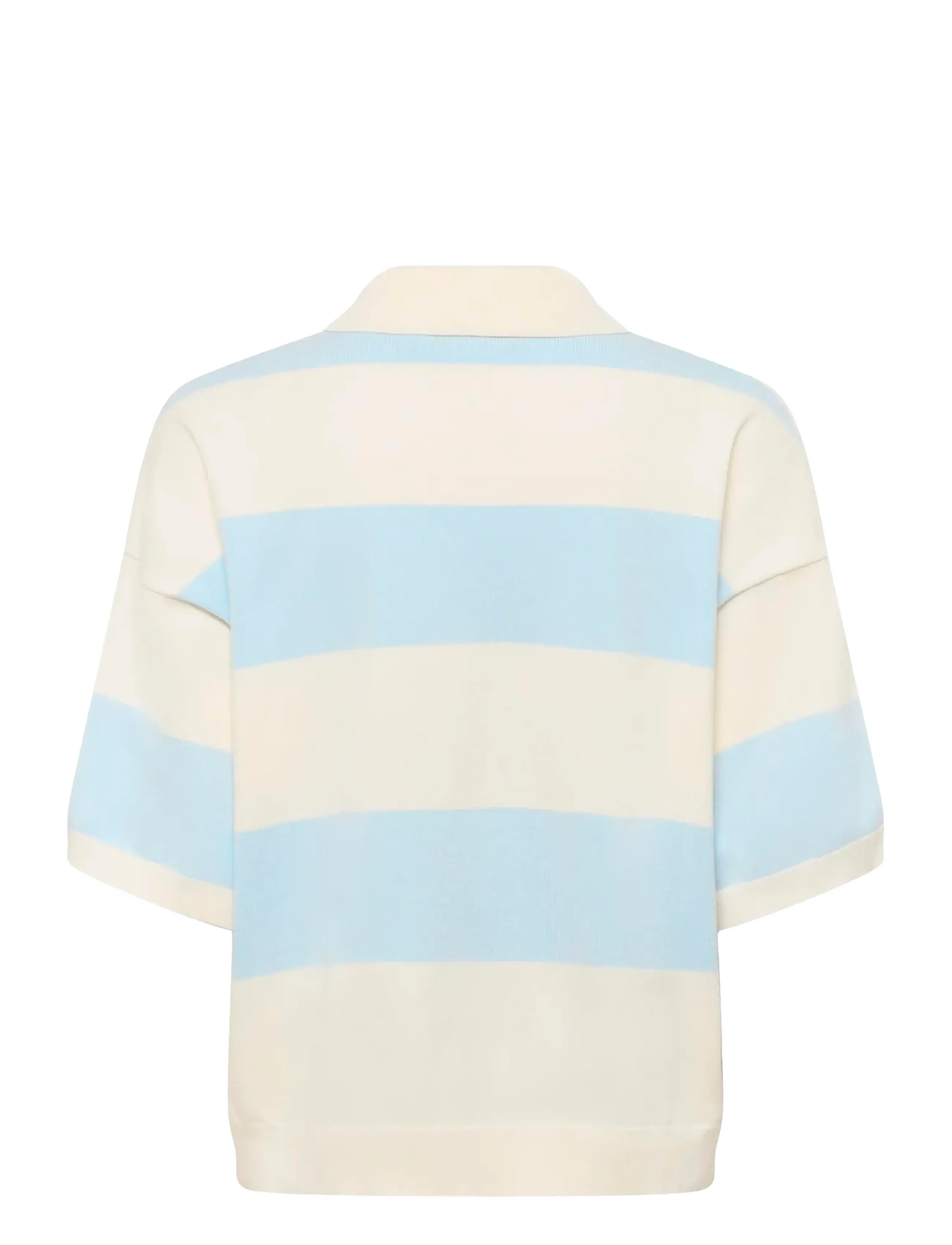 Gestuz - GZmaia ss polo pullover - poloshirts - blue finch striped - 2