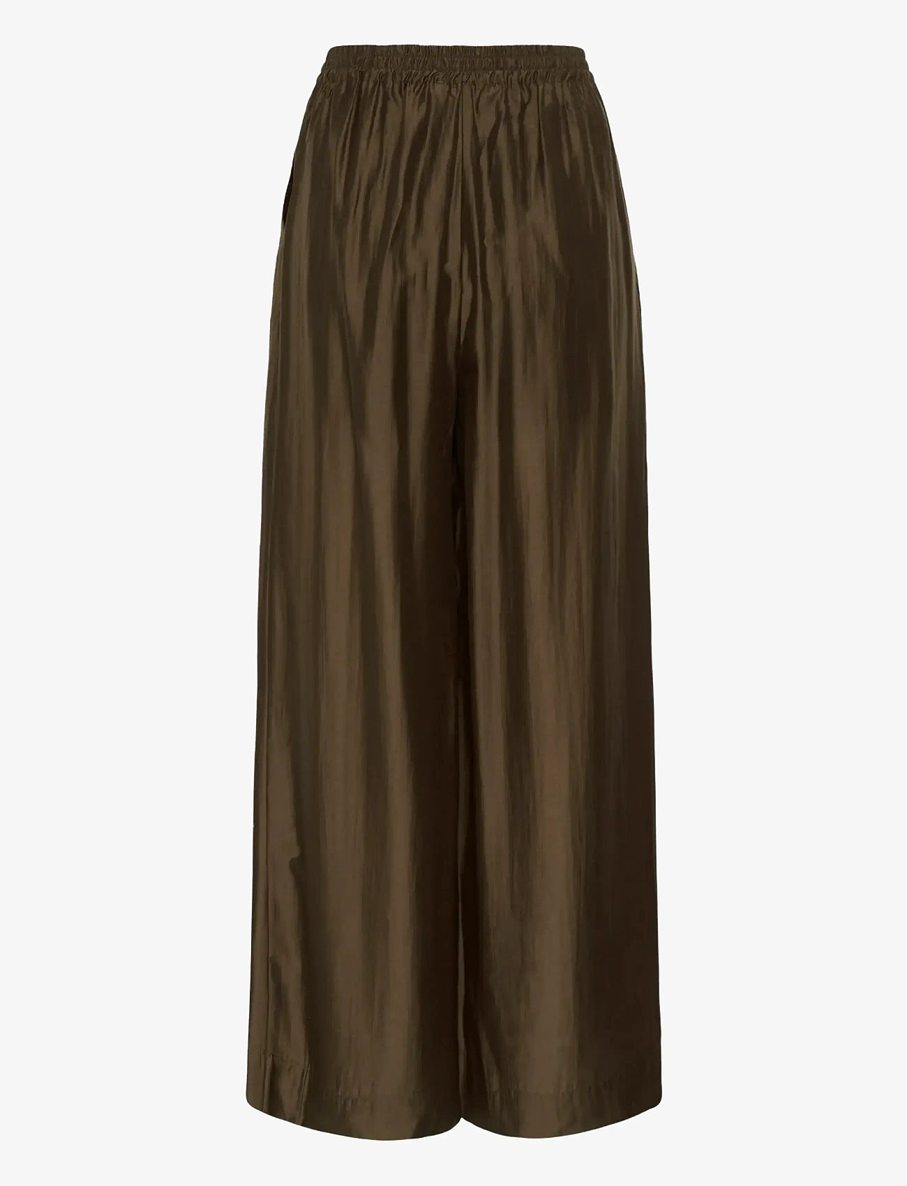 Gestuz - GZsiora HW pants - bukser med brede ben - rain drum - 2