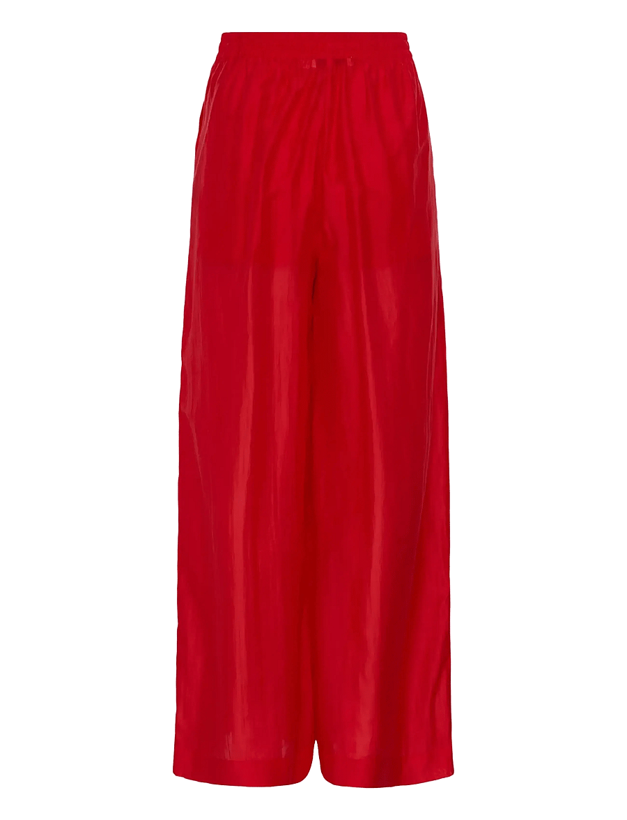 Gestuz - GZsiora HW pants - hosen mit weitem bein - tomato - 2