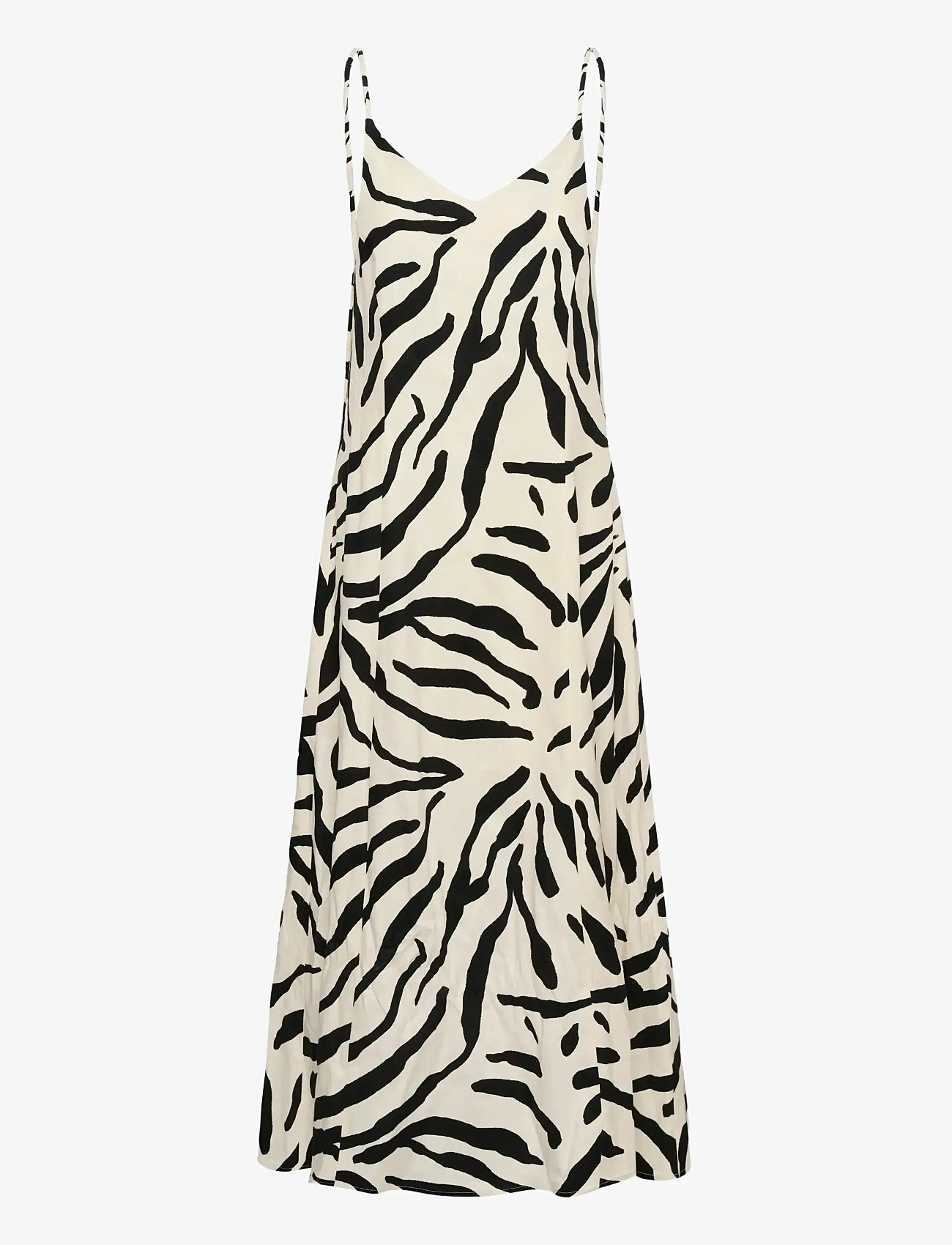 Gestuz - GZzeona P dress - aftenkjoler - graphic black white animal - 1