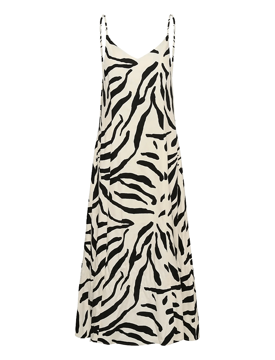 Gestuz - GZzeona P dress - Õhtukleidid - graphic black white animal - 1