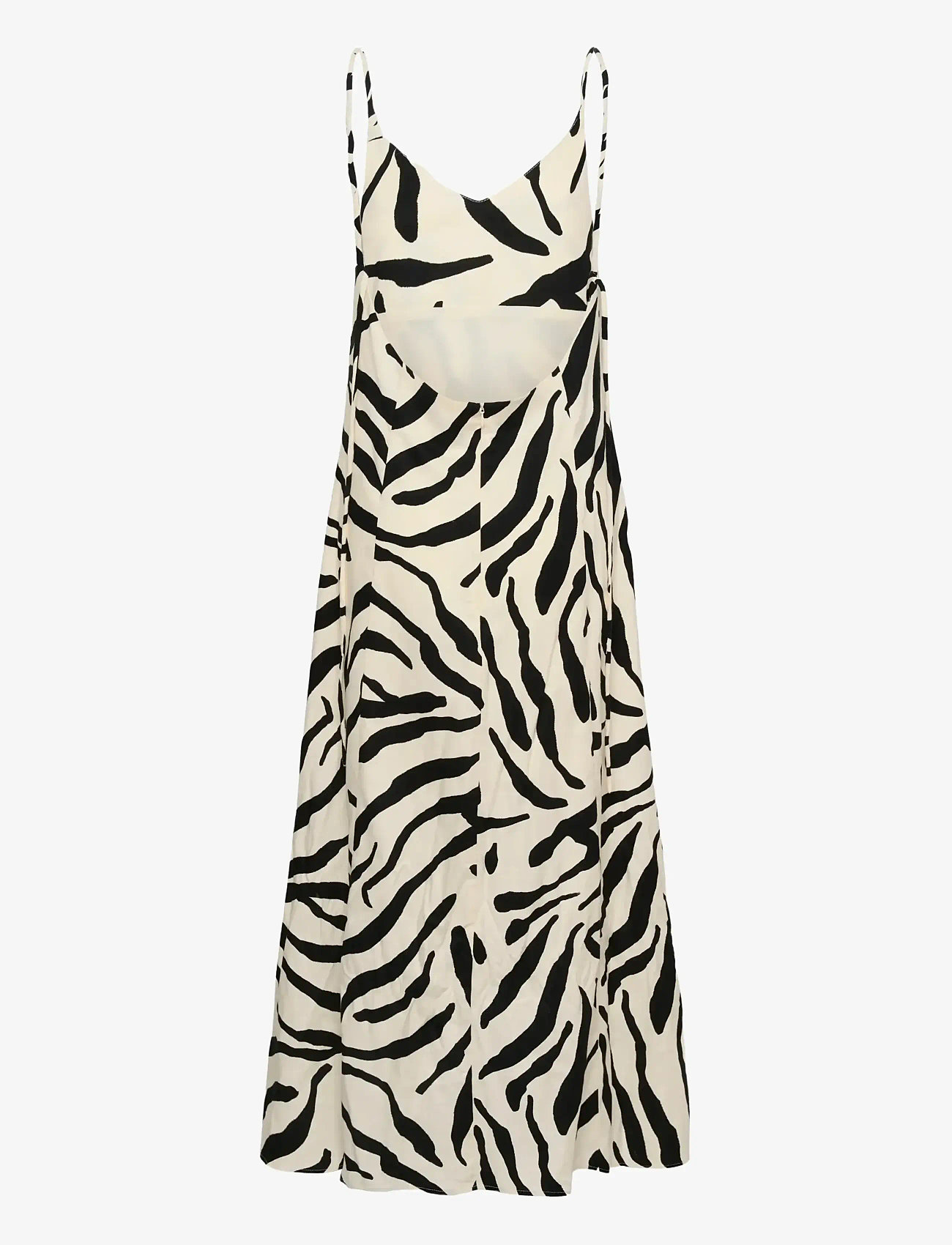 Gestuz - GZzeona P dress - aftenkjoler - graphic black white animal - 2