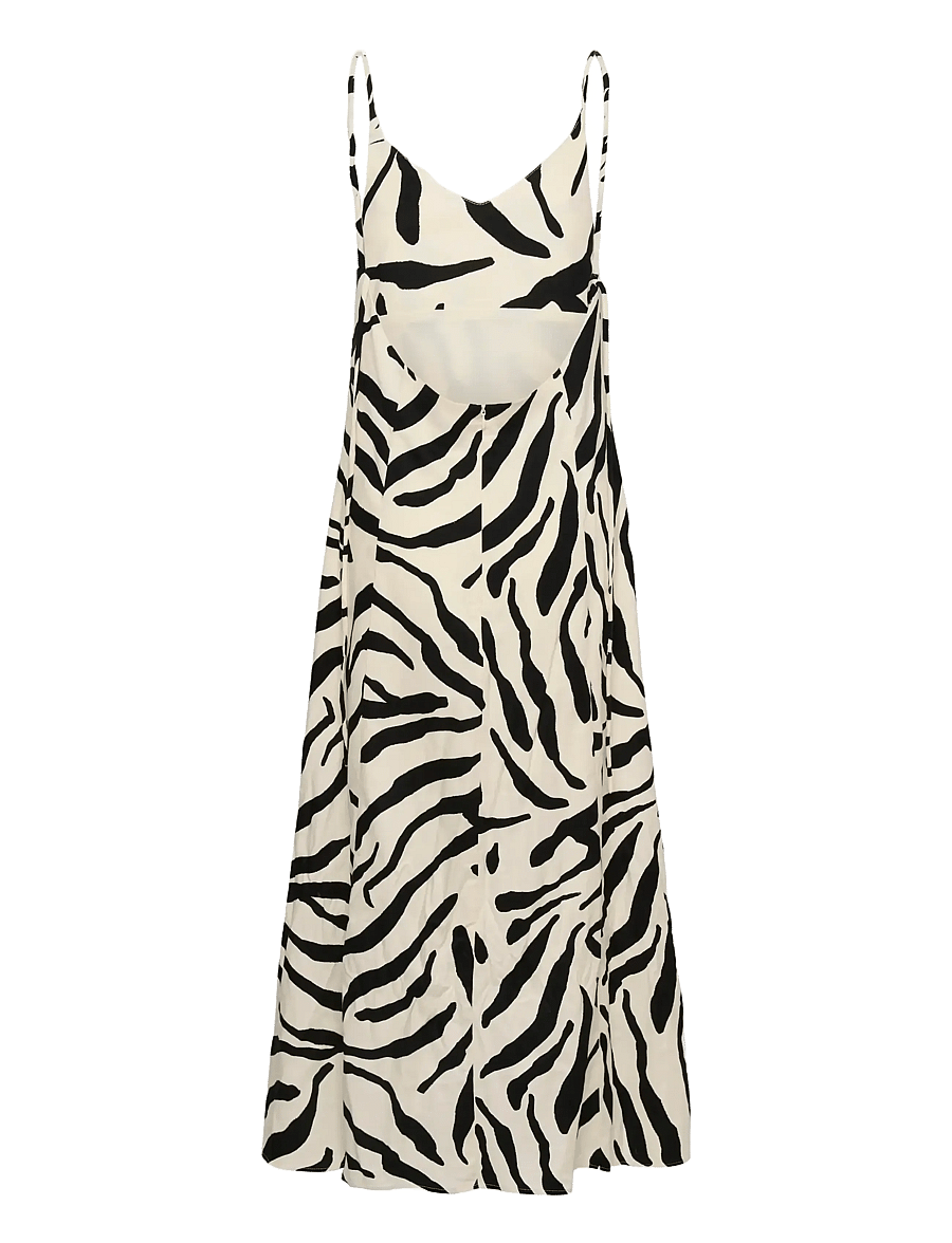 Gestuz - GZzeona P dress - Õhtukleidid - graphic black white animal - 2