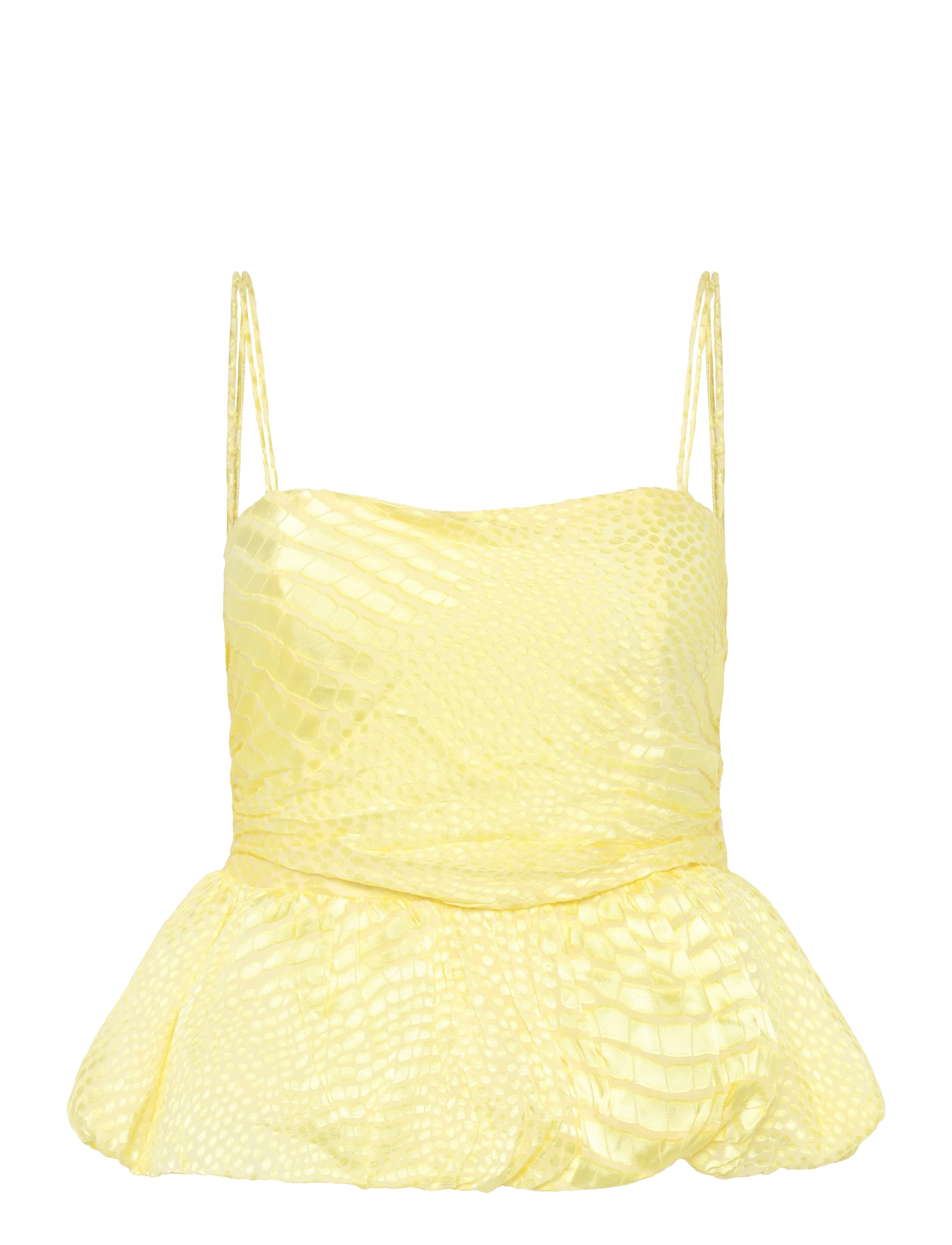 GESTUZ Gzdoreen Silk Singlet Gelb - 42 - Damen