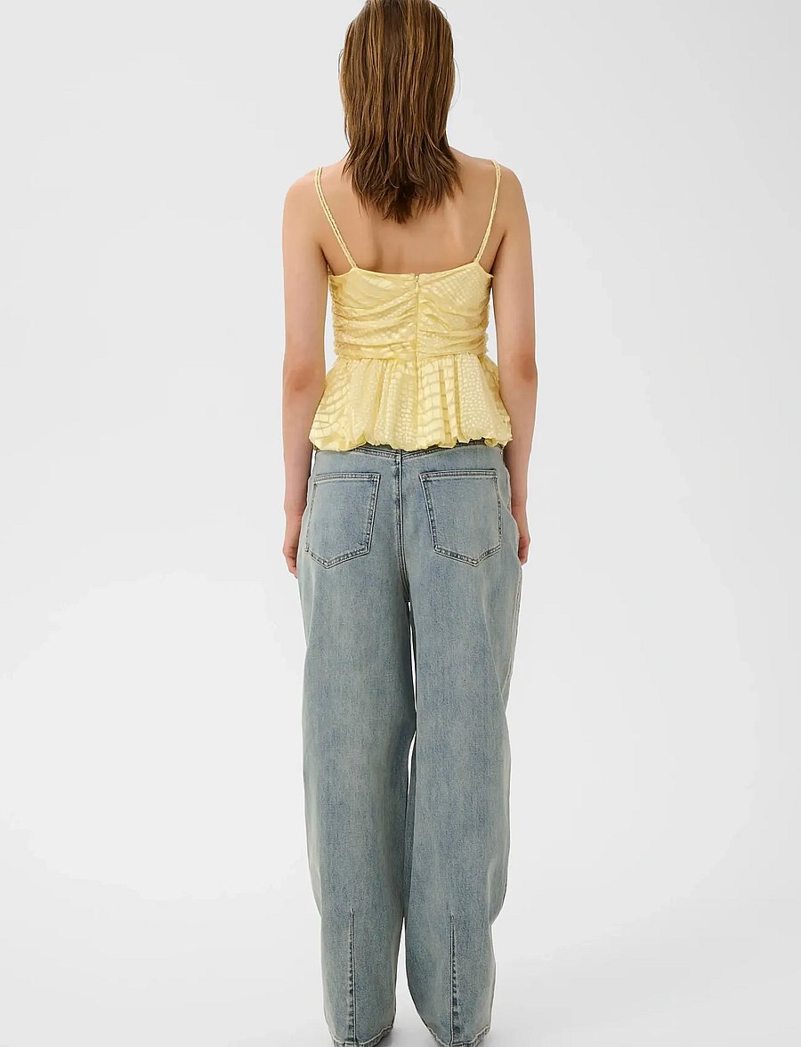 Gestuz - GZdoreen silk singlet - french vanilla - 4