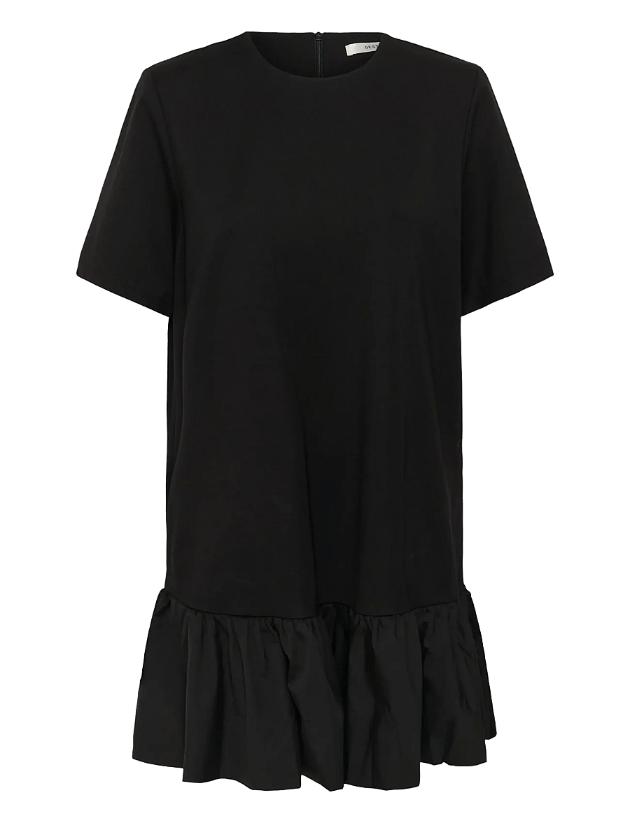 Gestuz - GZerin dress - t-shirt dresses - black - 1
