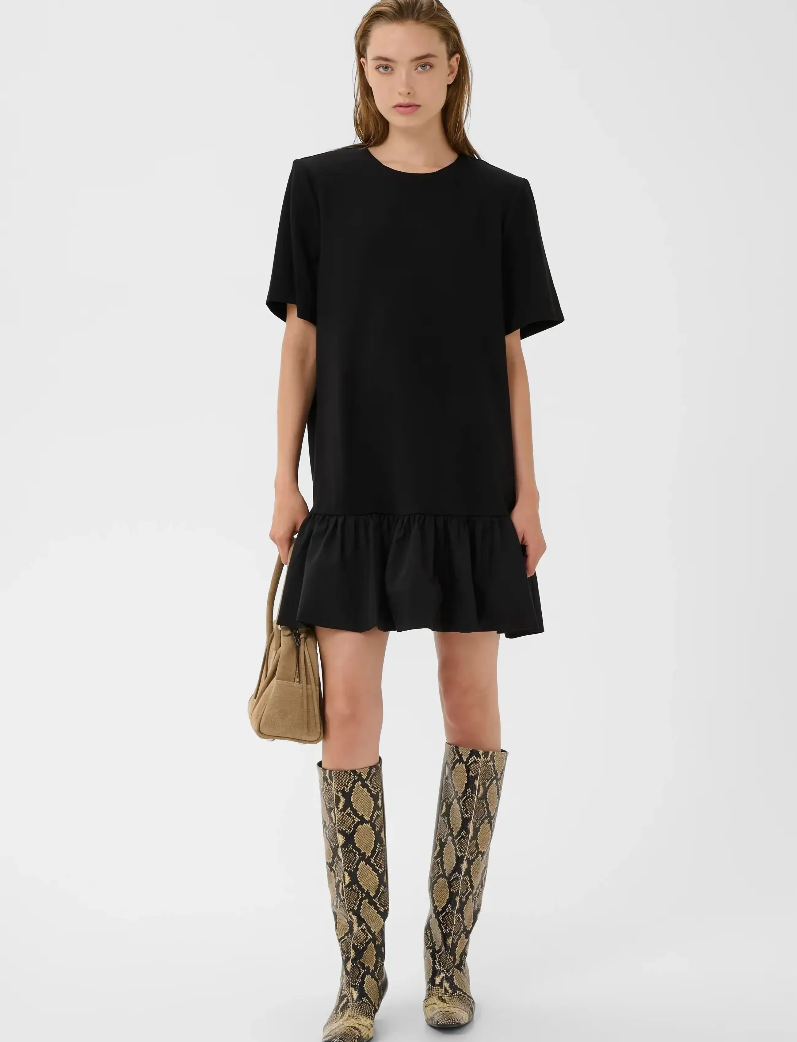 Gestuz - GZerin dress - t-shirtkjoler - black - 3