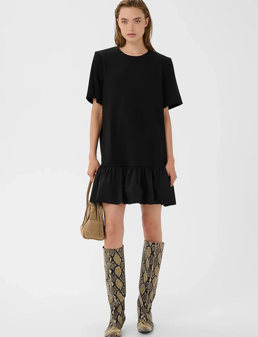 Gestuz - GZerin dress - t-shirt dresses - black - 3