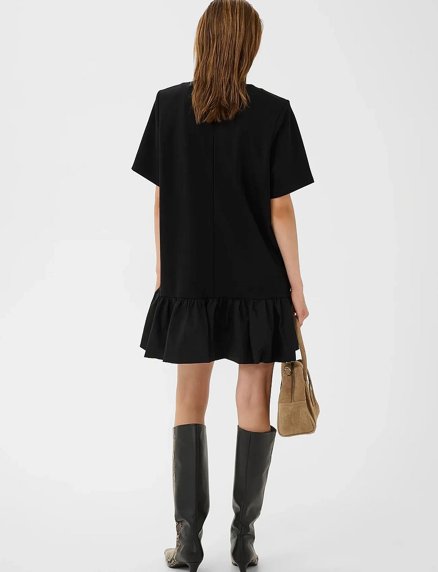 Gestuz - GZerin dress - t-shirt dresses - black - 4