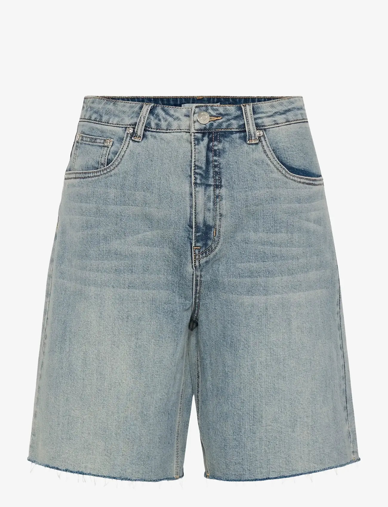 Gestuz - GZnoma MW shorts - jorts - vintage mid blue wash - 1