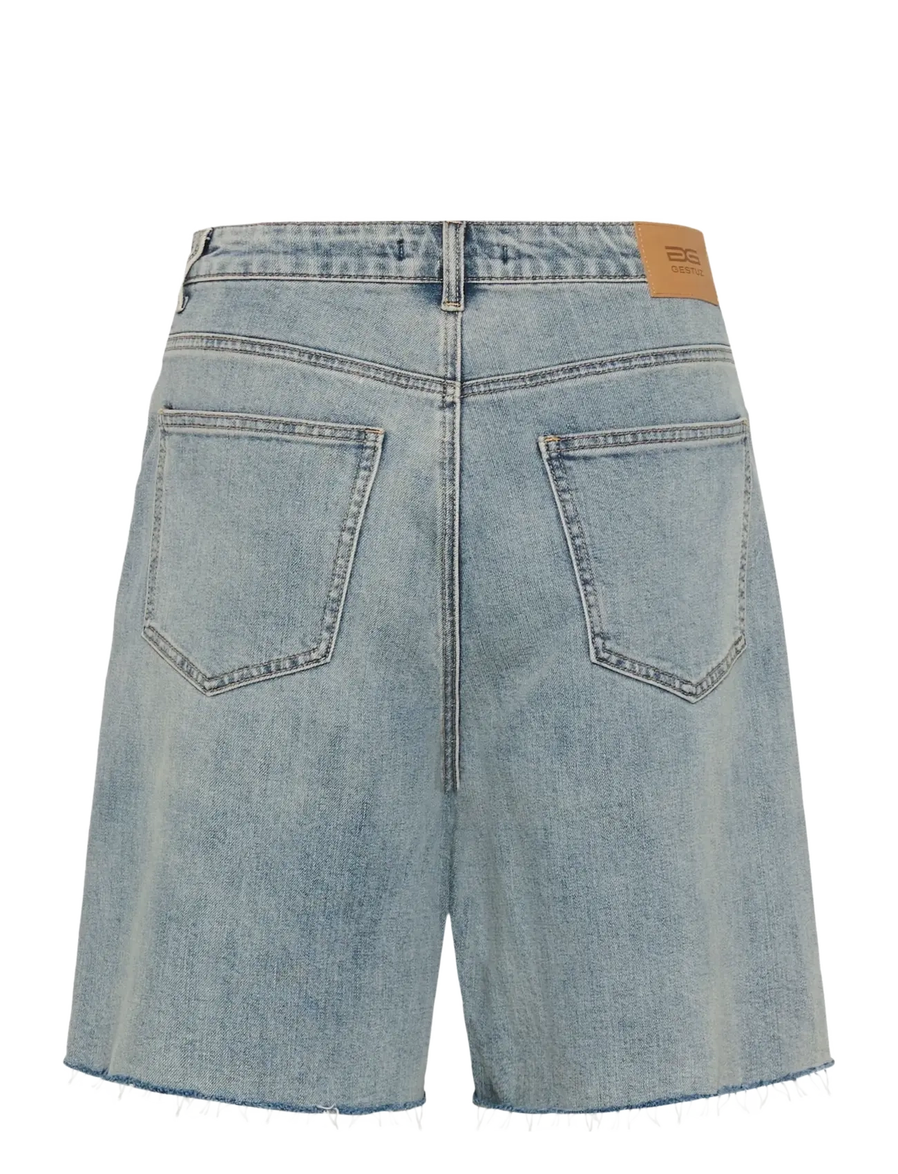 Gestuz - GZnoma MW shorts - jorts - vintage mid blue wash - 2