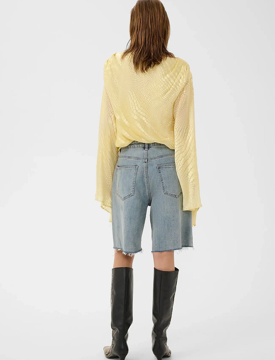 Gestuz - GZnoma MW shorts - jeansshorts - vintage mid blue wash - 4