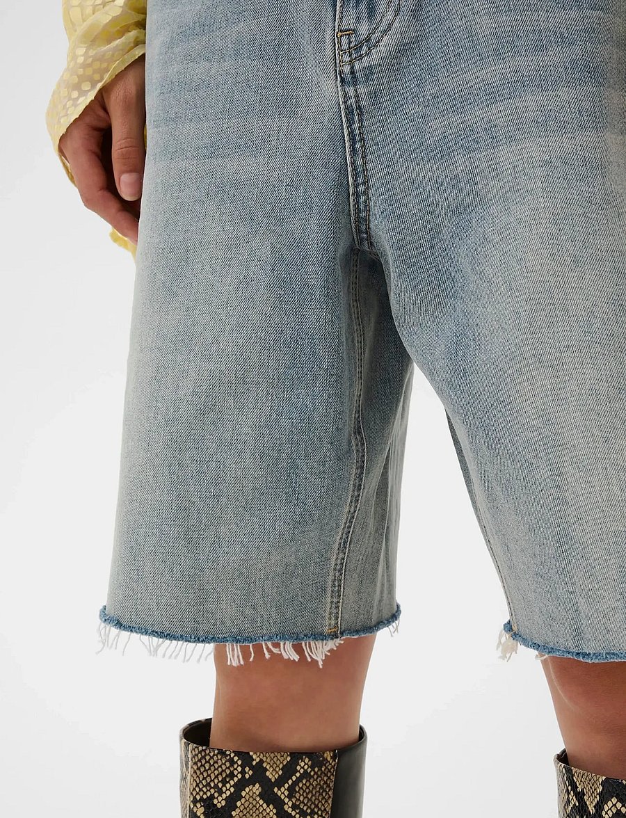 Gestuz - GZnoma MW shorts - jeansshorts - vintage mid blue wash - 5