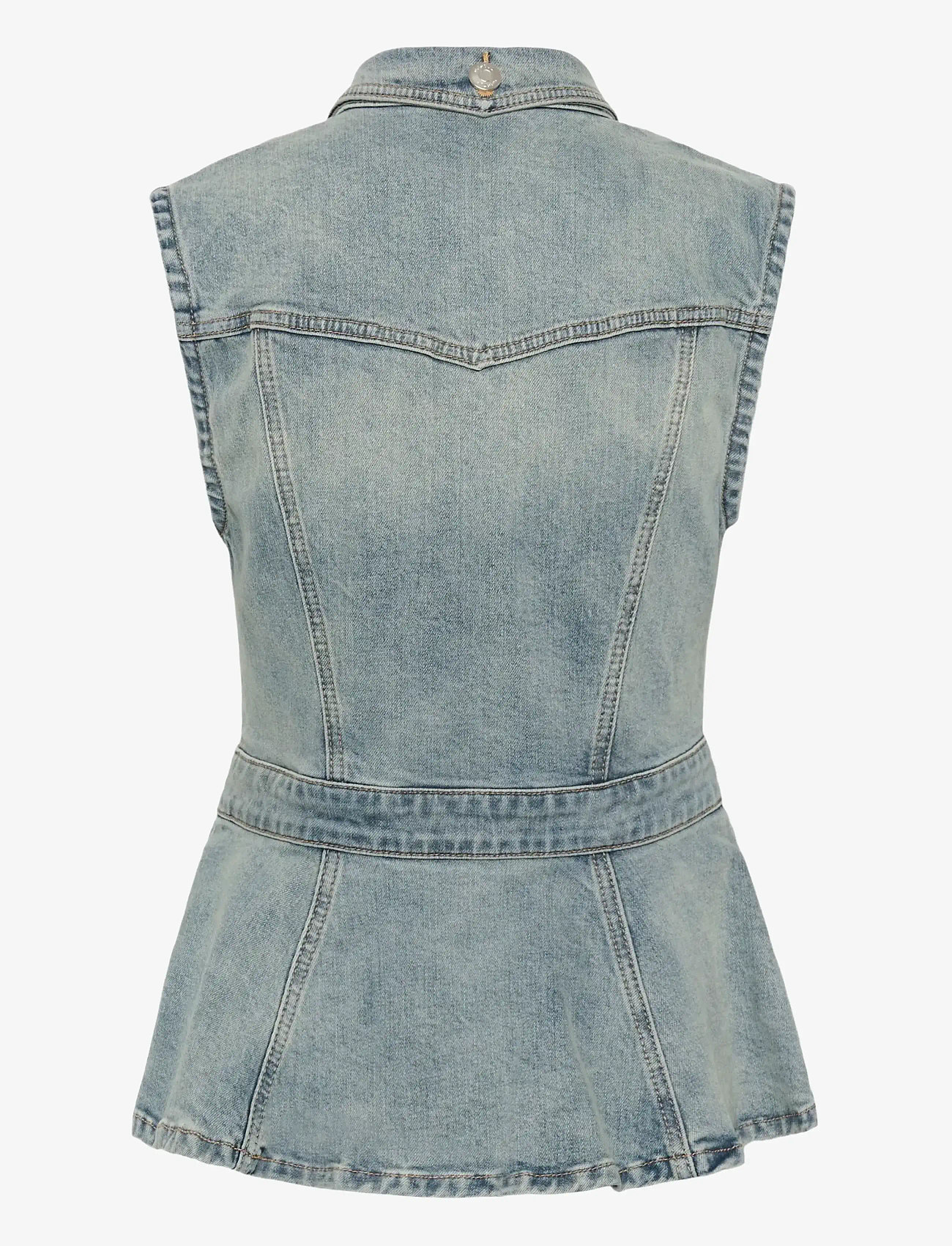 Gestuz - GZnoma SL shirt - denimskjorter - vintage mid blue wash - 2