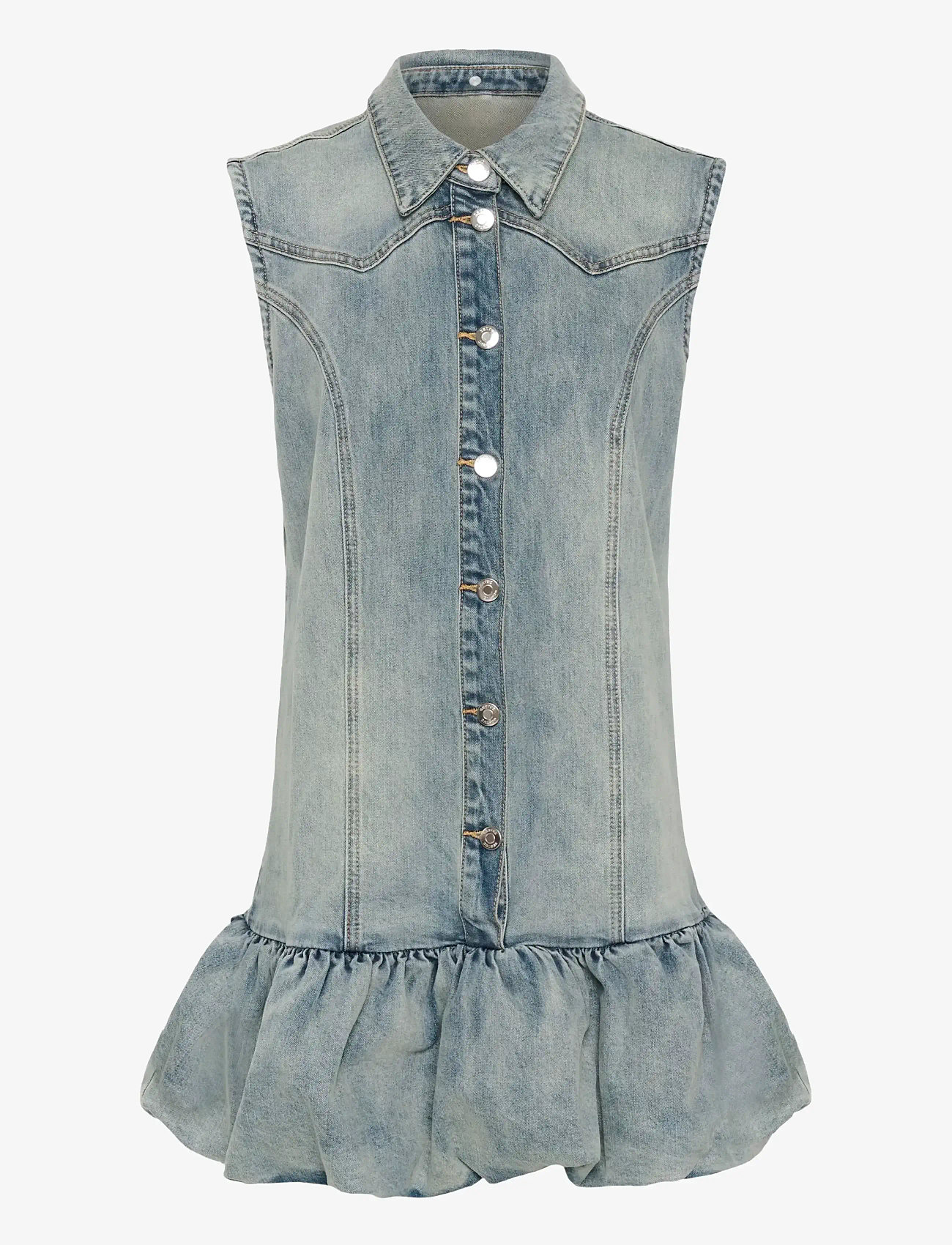Gestuz - GZnoma dress - hemdkleider - vintage mid blue wash - 1