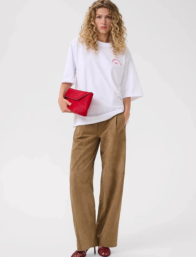 Gestuz - GZsumi tee - t-shirts - bright white - 3