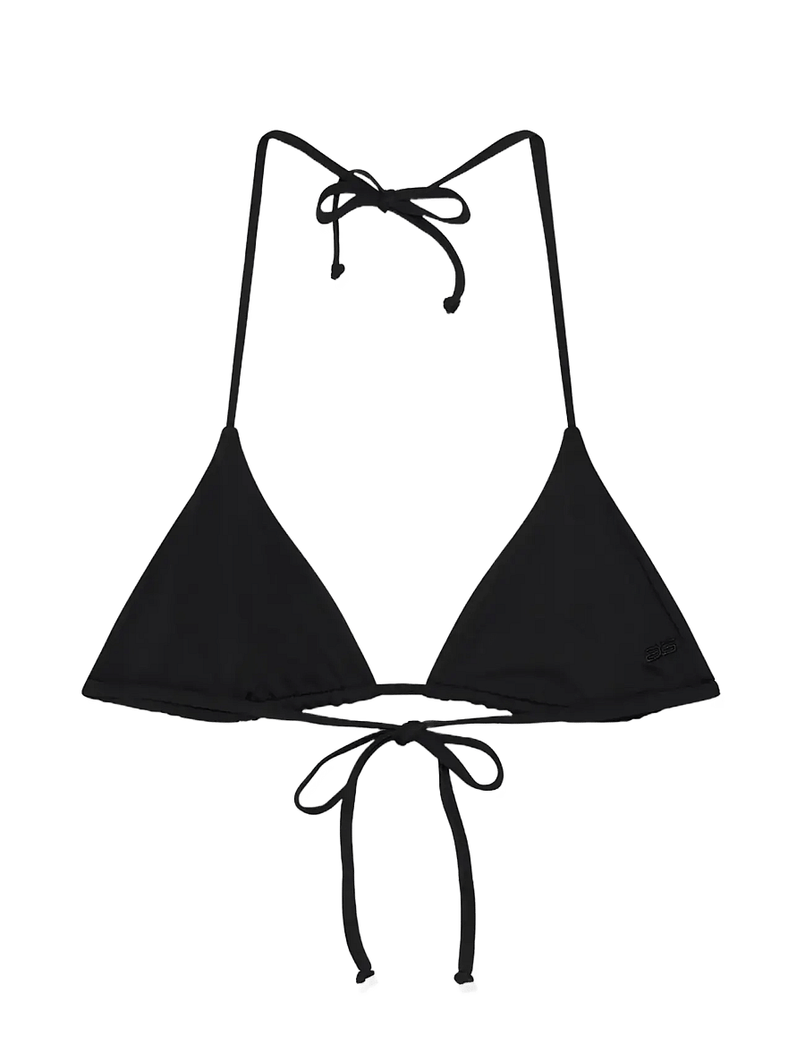 Gestuz - GZzaiba bikini top - Þríhyrnings bikini - graphic black white animal - 2