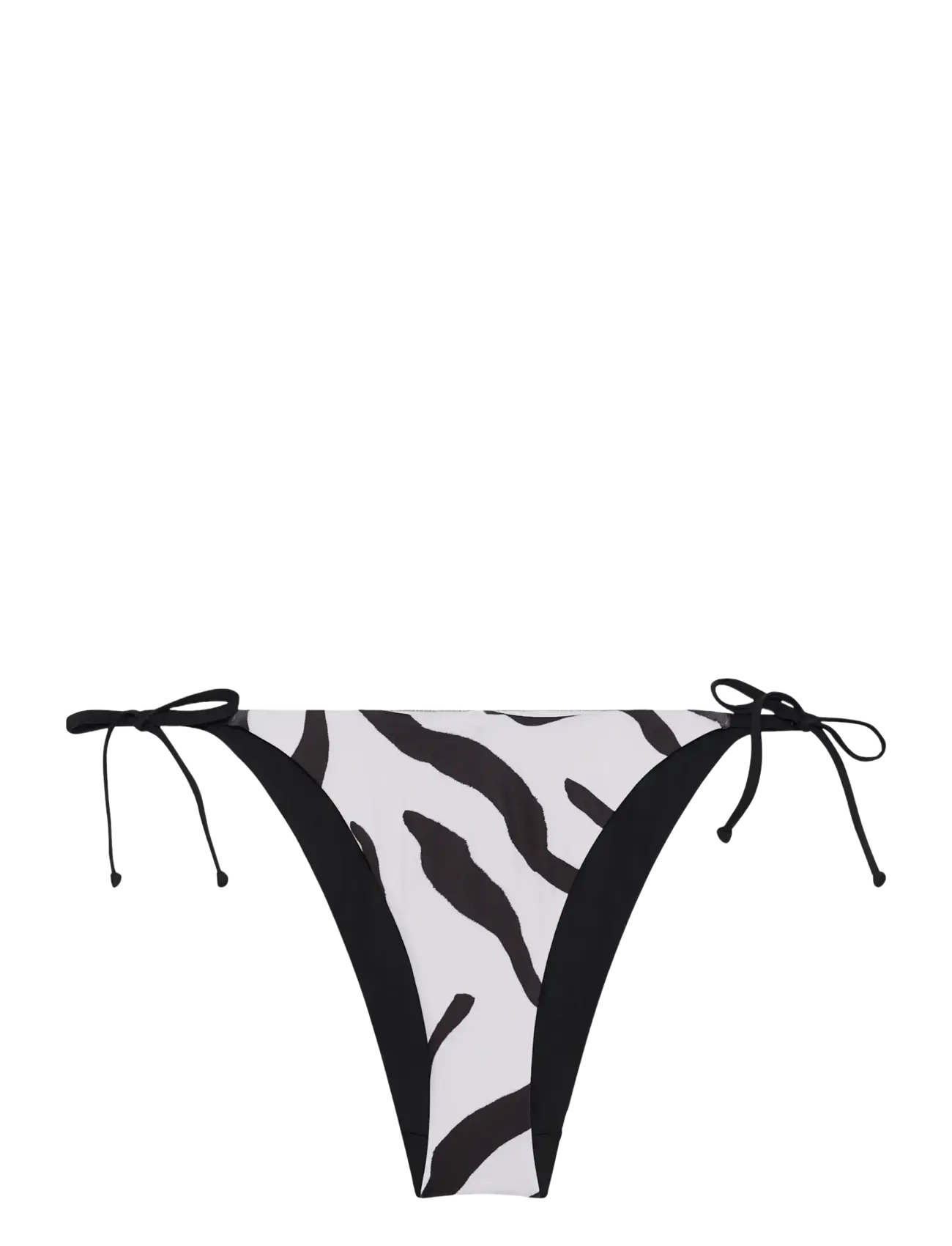 Gestuz GZzaiba bikini bottom - Bademode - GRAPHIC BLACK WHITE ANIMAL / white