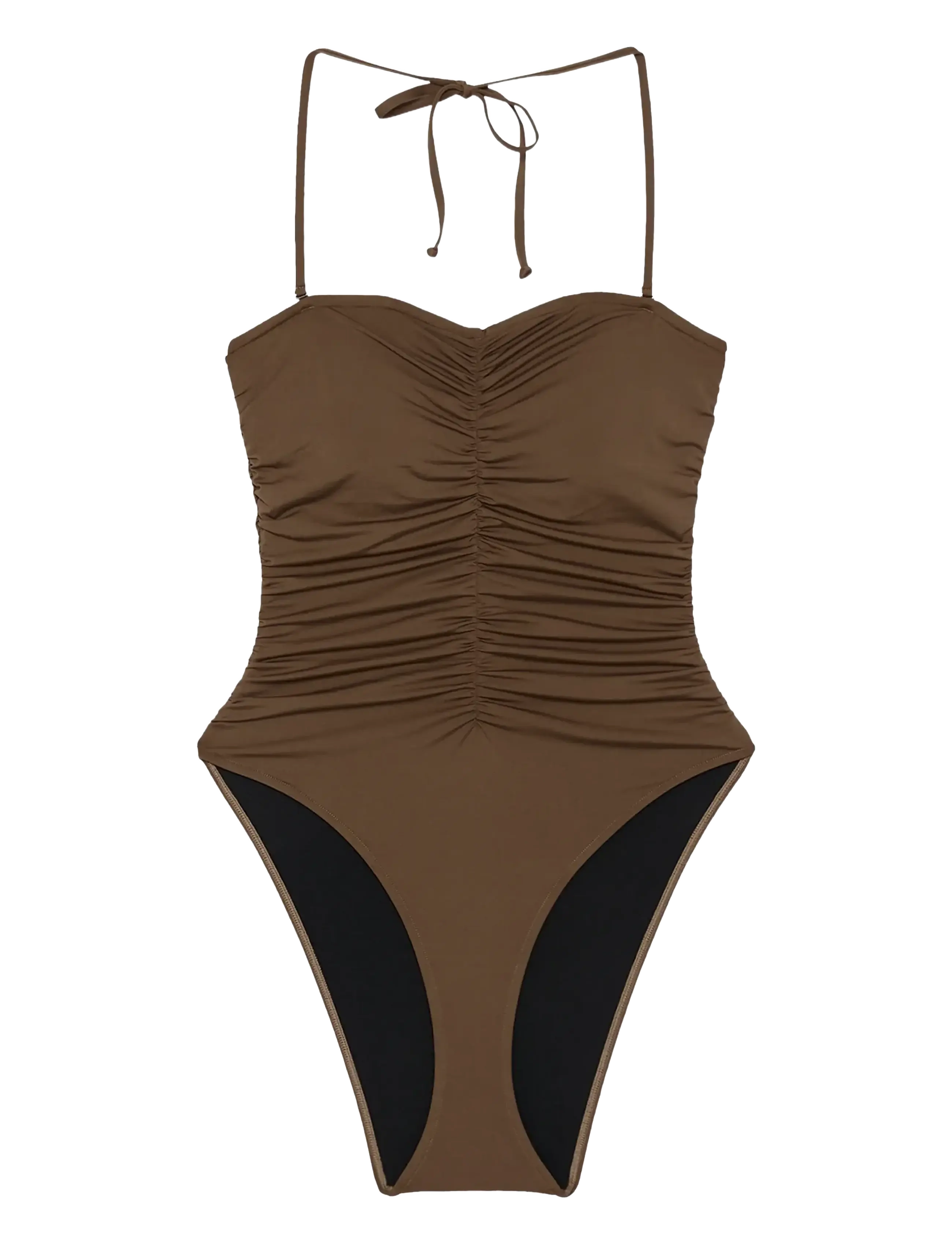 Gestuz GZbrisa swimsuit - Kleidung - RAIN DRUM / brown