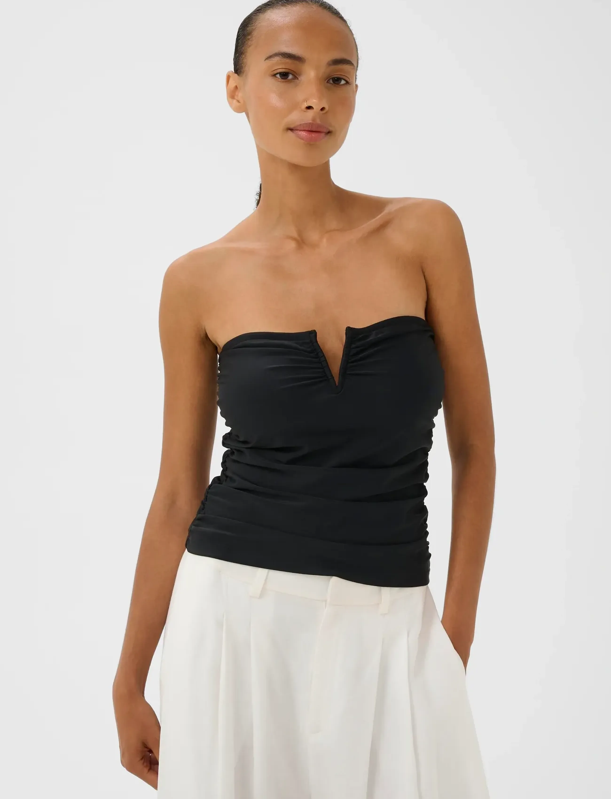 Gestuz Gzmao Tube Top, XL, Bademode, Schwarz - Tankini, Frauen