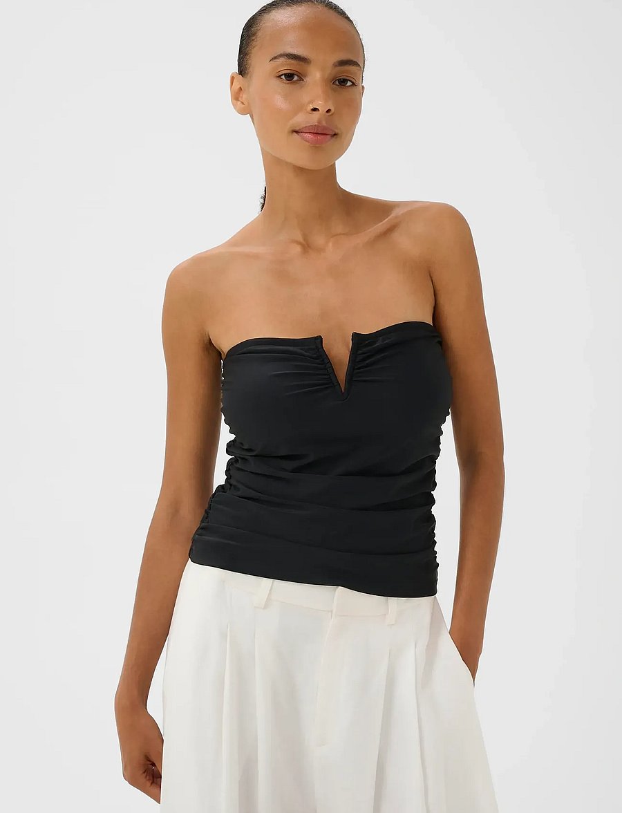 Gestuz - GZmao tube top - tankinis - black - 0