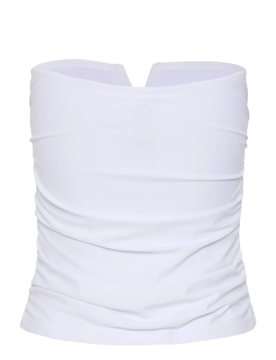 Gestuz - GZmao tube top - tankinit - bright white - 1