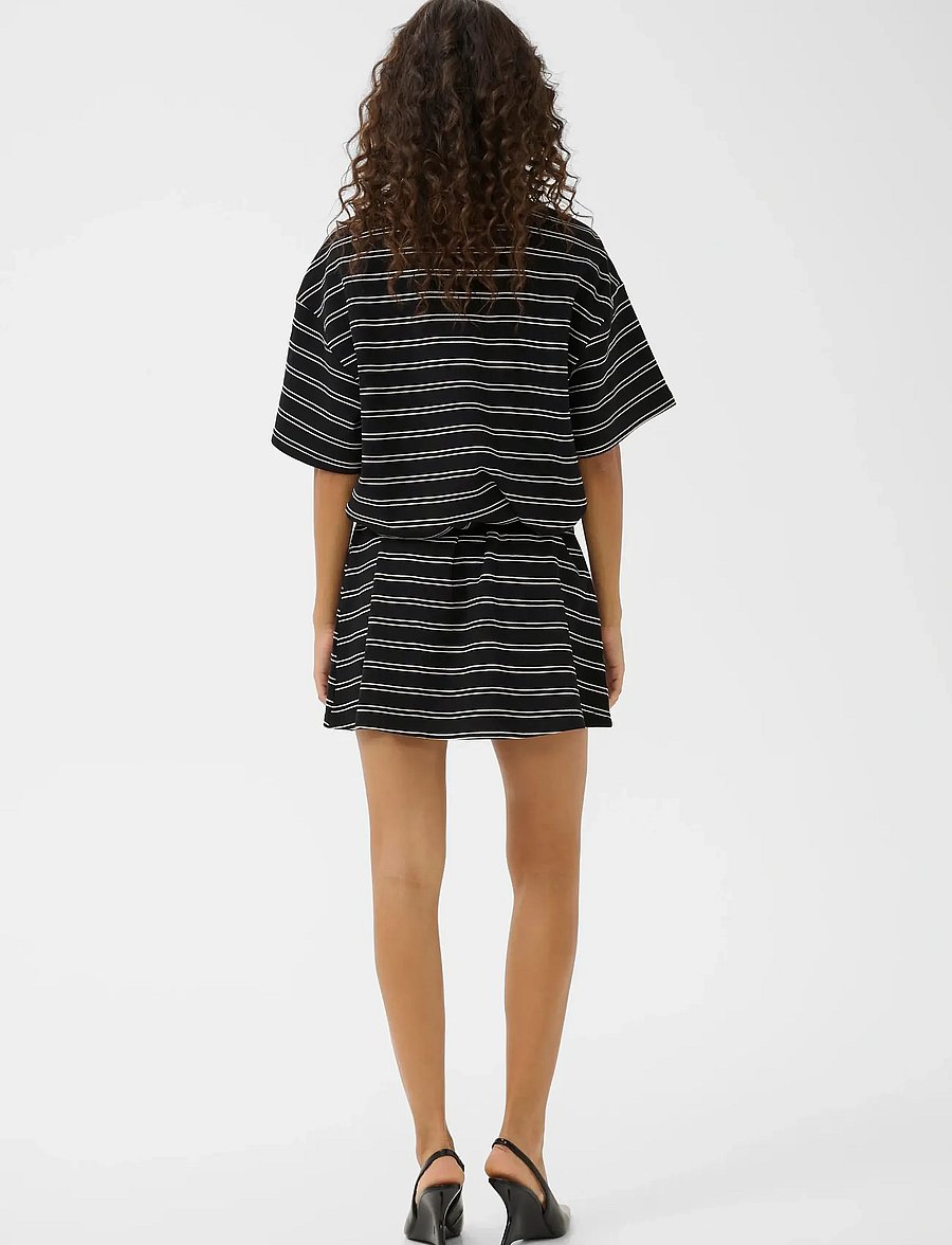 Gestuz - GZpilova polo tee - pikéer - black white striped - 4