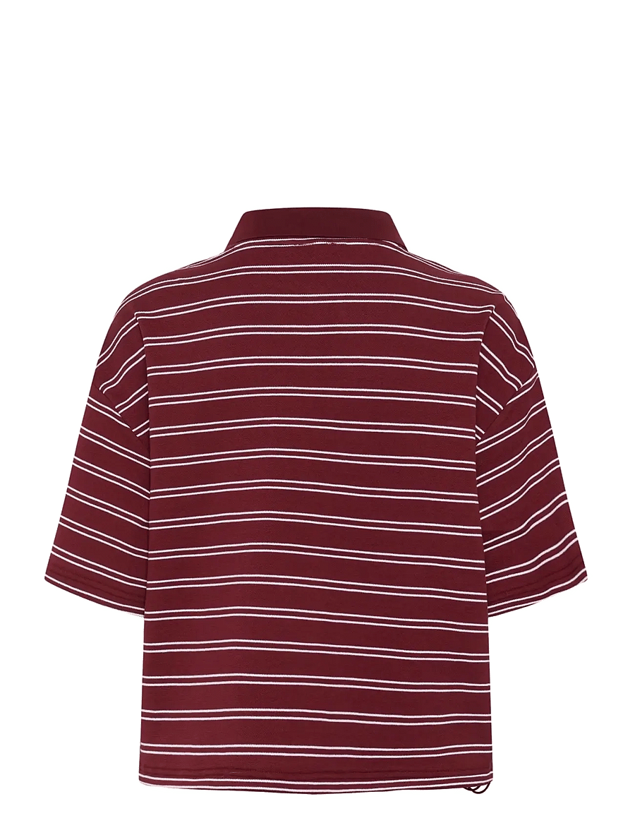 Gestuz - GZpilova polo tee - polo shirts - cabernet striped - 2