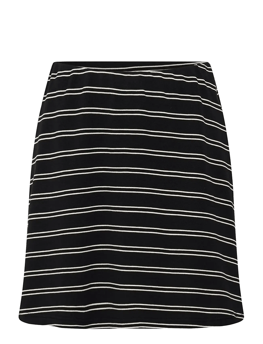 Gestuz - GZpilova skirt - jupes courtes - black white striped - 1