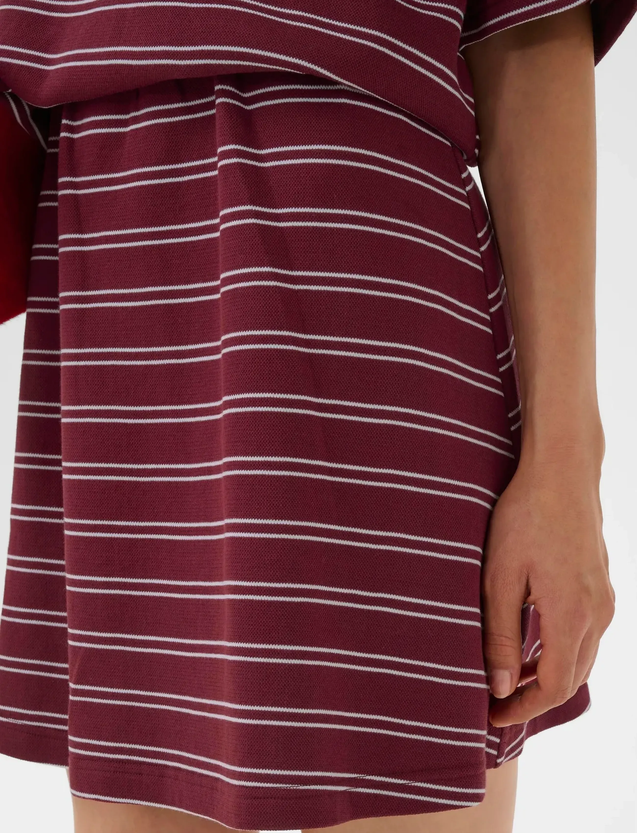 Gestuz - GZpilova skirt - short skirts - cabernet striped - 4