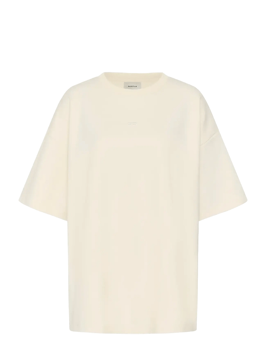 Gestuz - GZamina tee - t-shirts - birch - 1