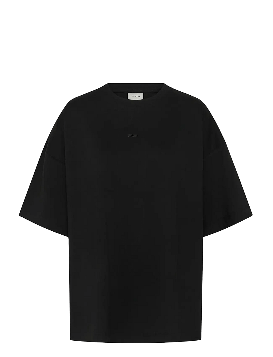 Gestuz - GZamina tee - t-shirts - black - 1
