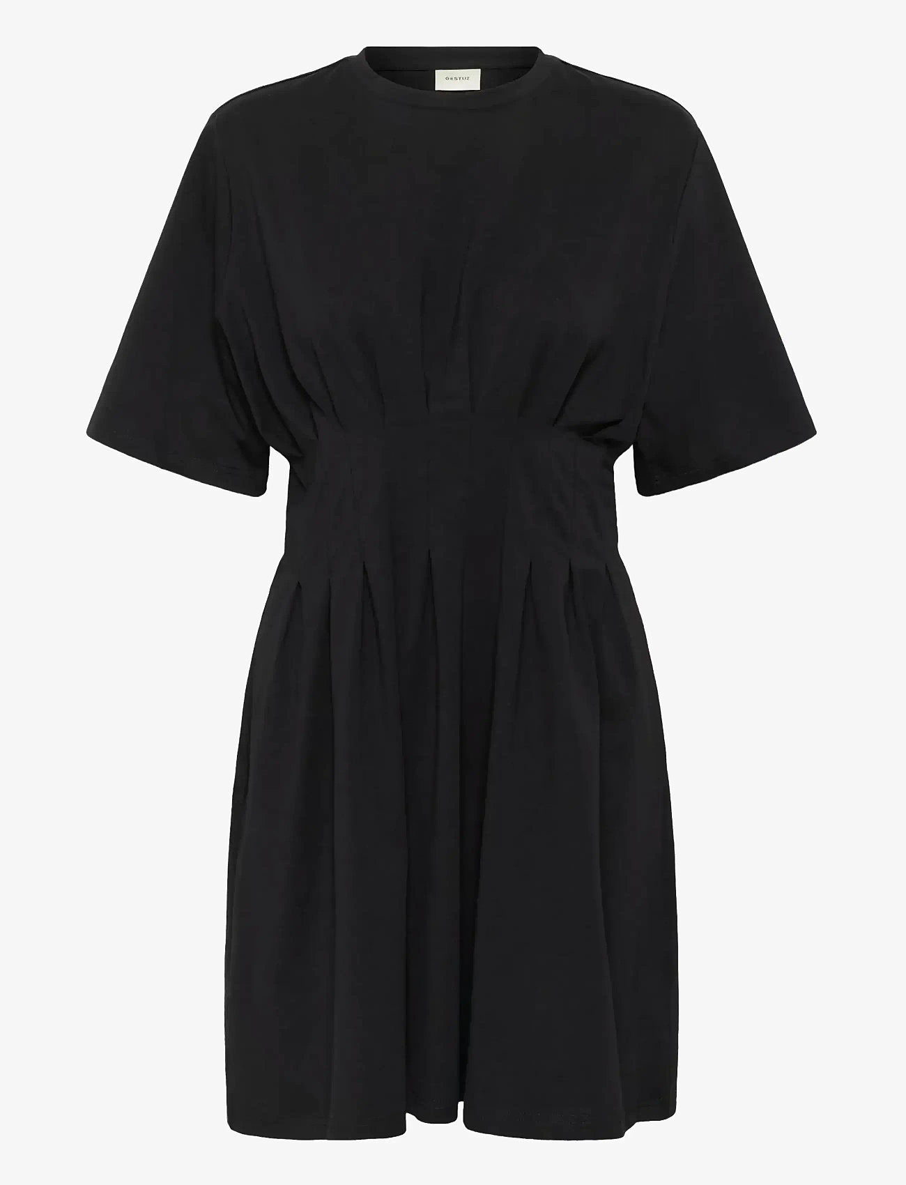 Gestuz - GZinez short dress - t-shirtkjoler - black - 1