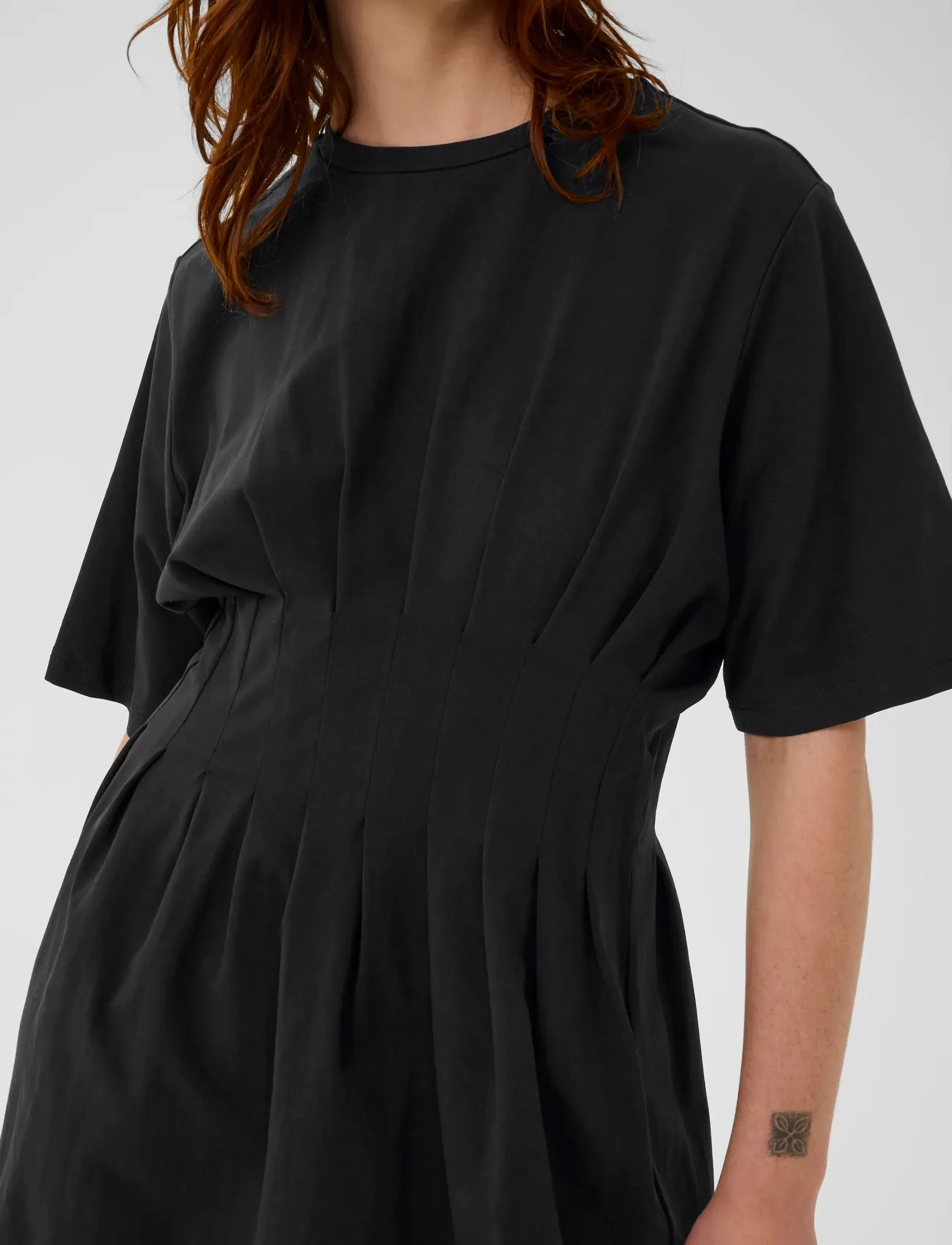 Gestuz - GZinez short dress - t-shirt-kleider - black - 5