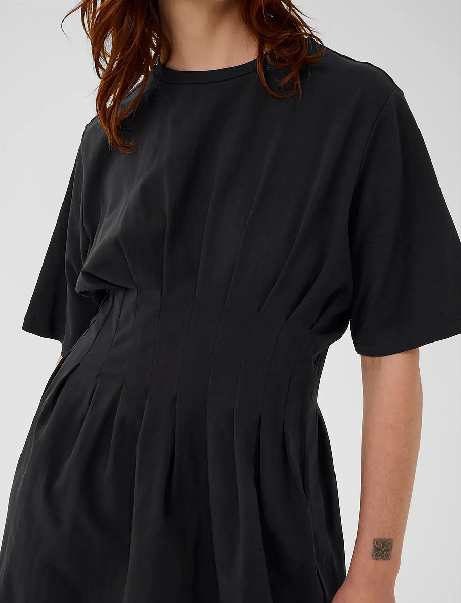Gestuz - GZinez short dress - t-shirtkjoler - black - 5