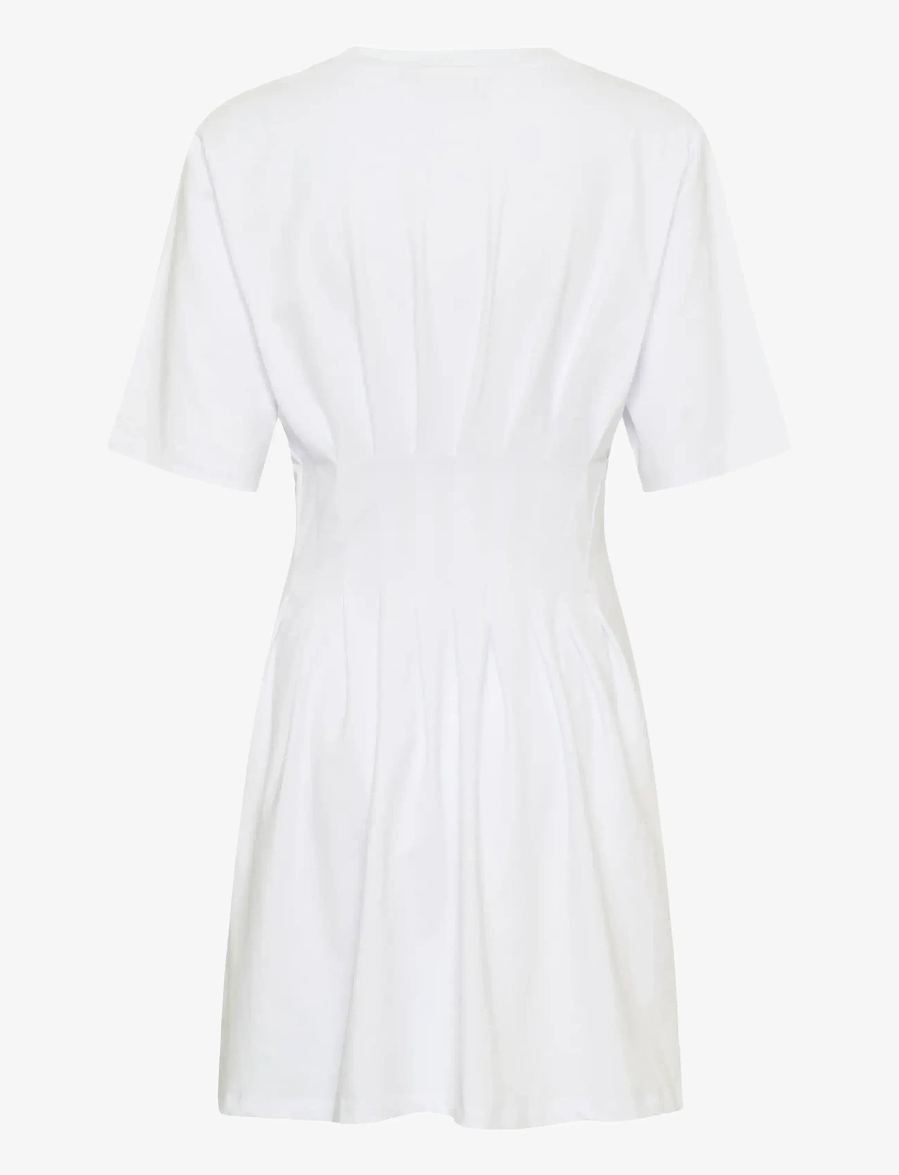 Gestuz - GZinez short dress - t-shirt-kleider - bright white - 2