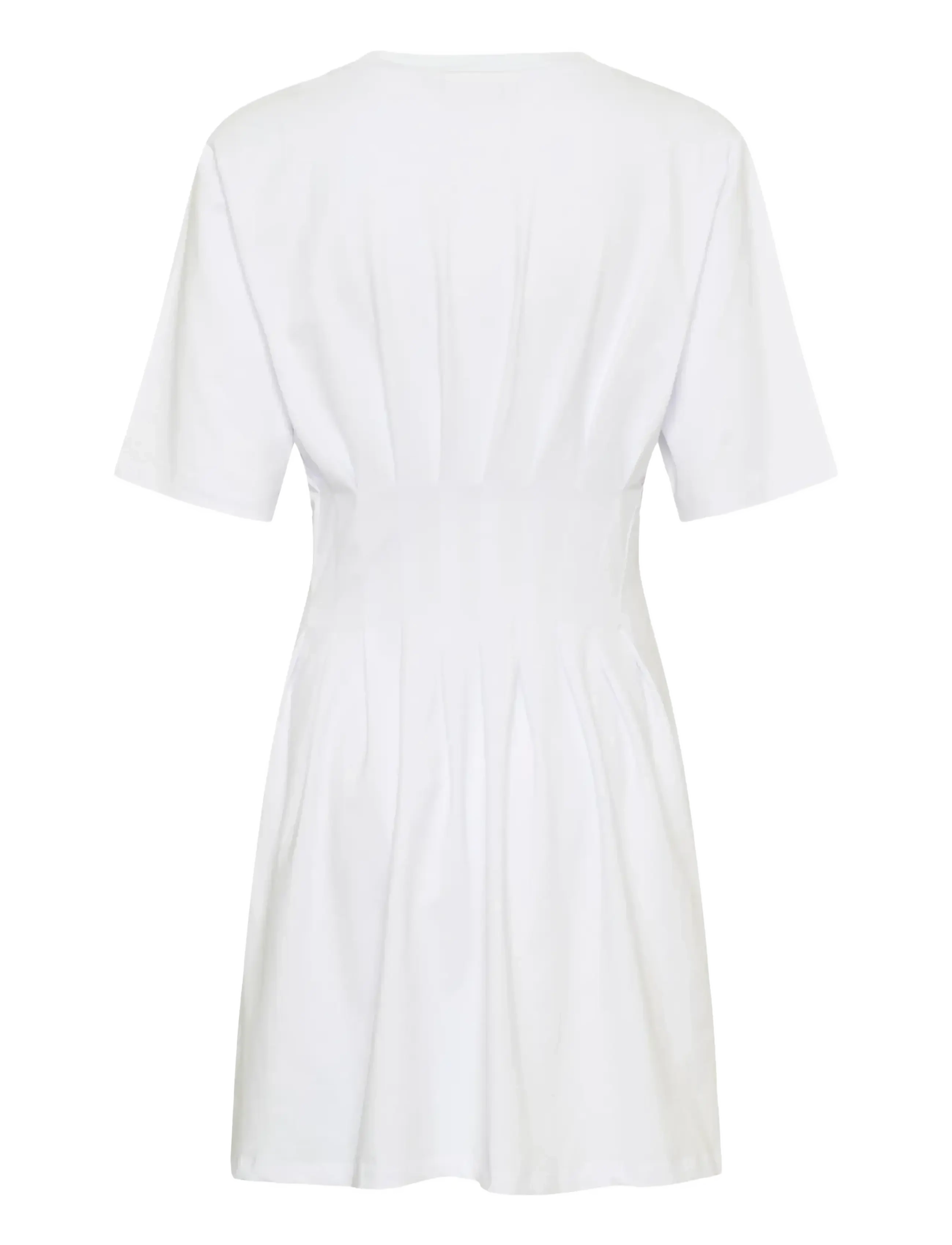 Gestuz - GZinez short dress - t-shirt dresses - bright white - 2