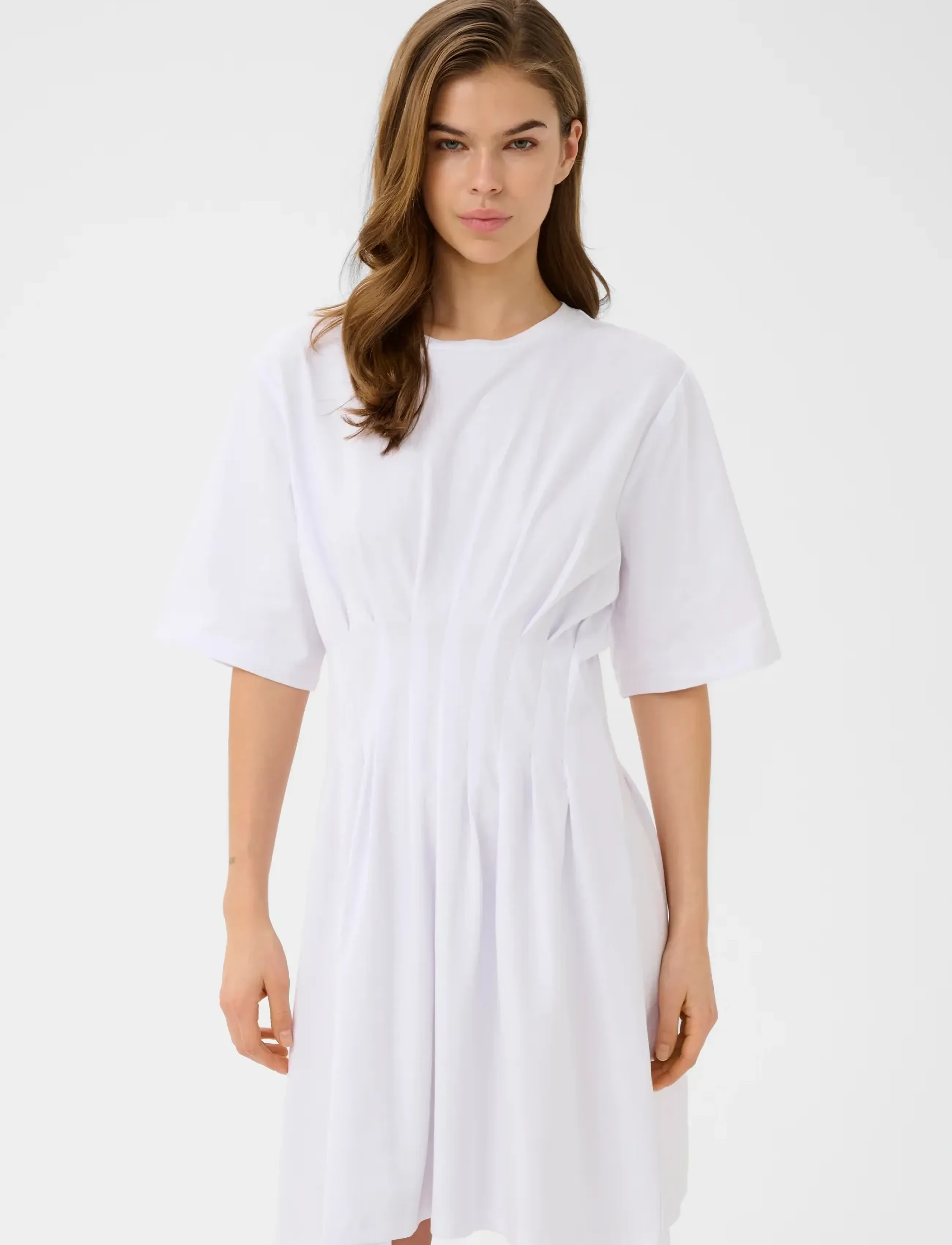 Gestuz Gzinez Short Dress, XL, White, Kjoler > Kort Kjole, Dame