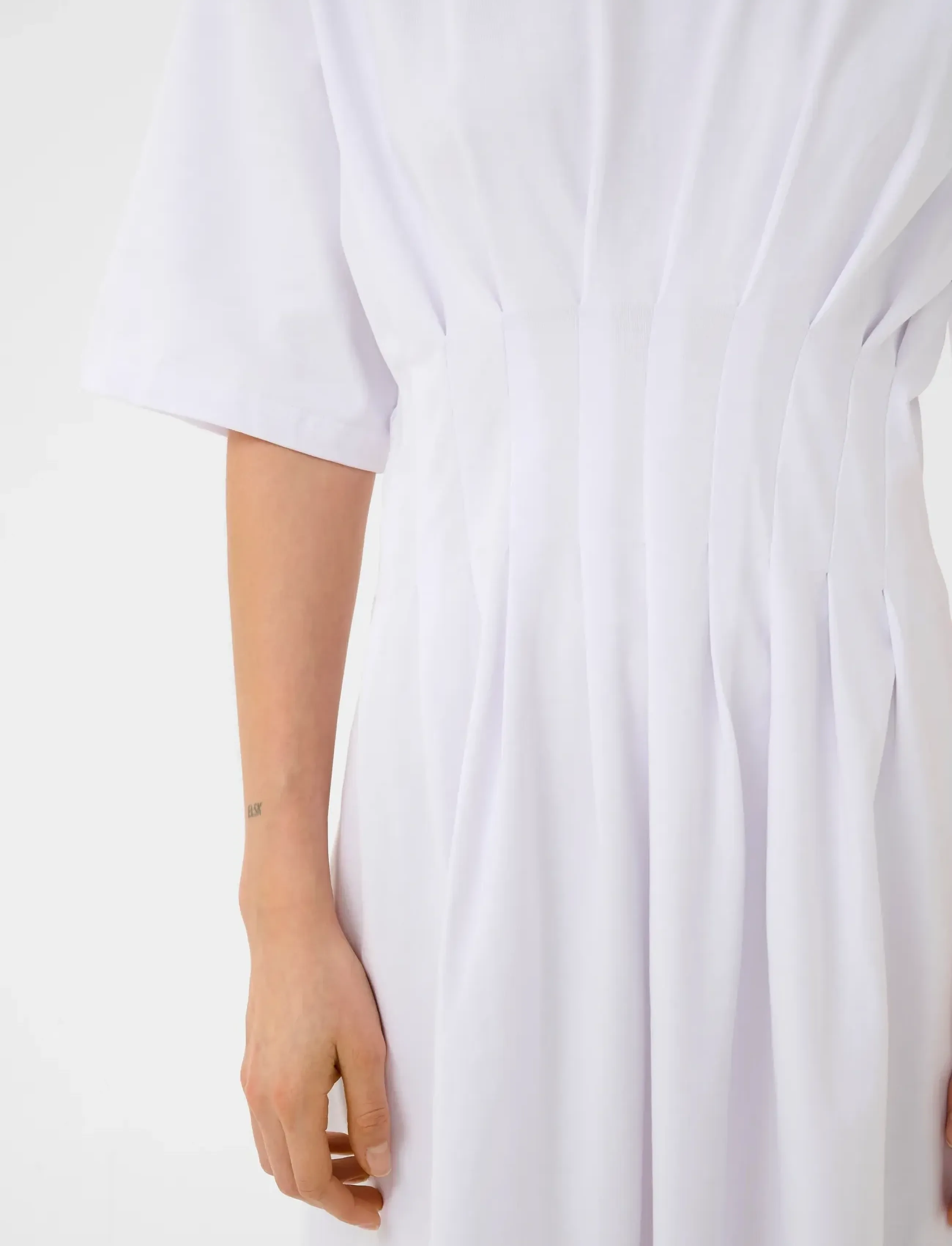 Gestuz - GZinez short dress - t-shirt dresses - bright white - 5