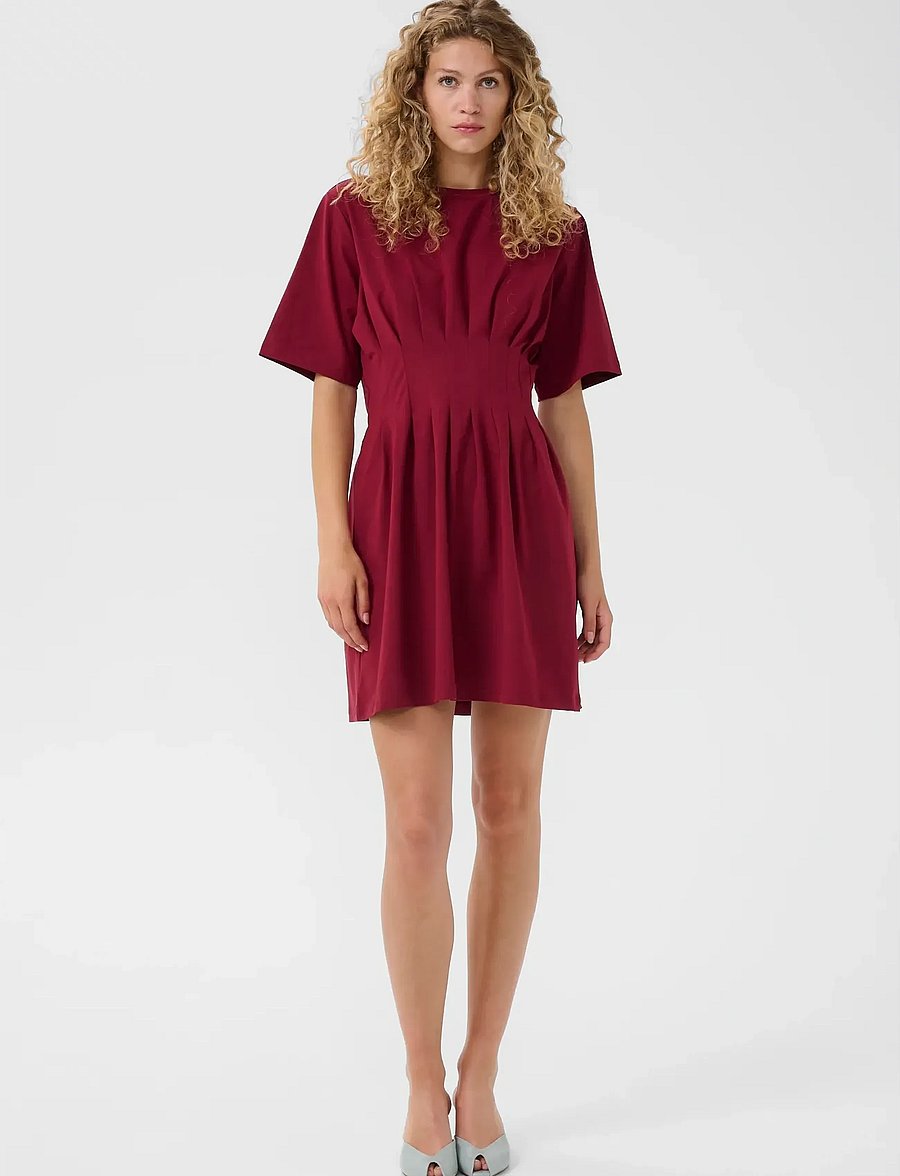Gestuz - GZinez short dress - t-shirt-kleider - cabernet - 3