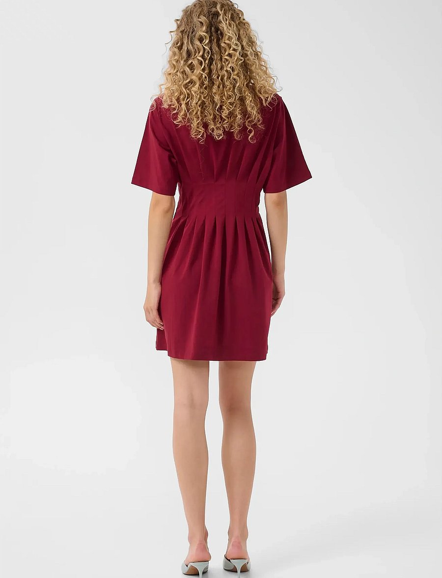 Gestuz - GZinez short dress - t-shirt-kleider - cabernet - 4