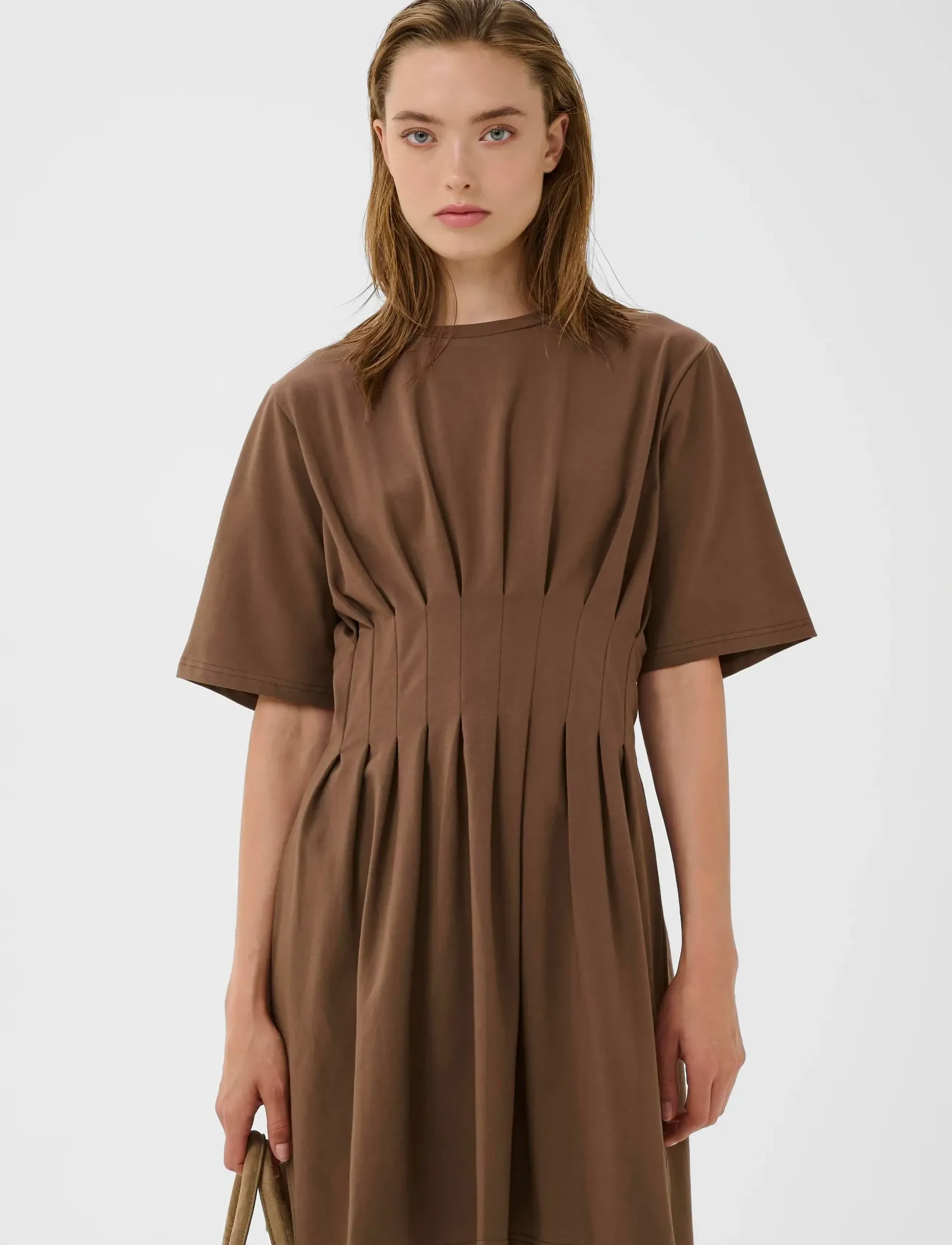 Gestuz GZinez short dress - Gestuz - RAIN DRUM / brown