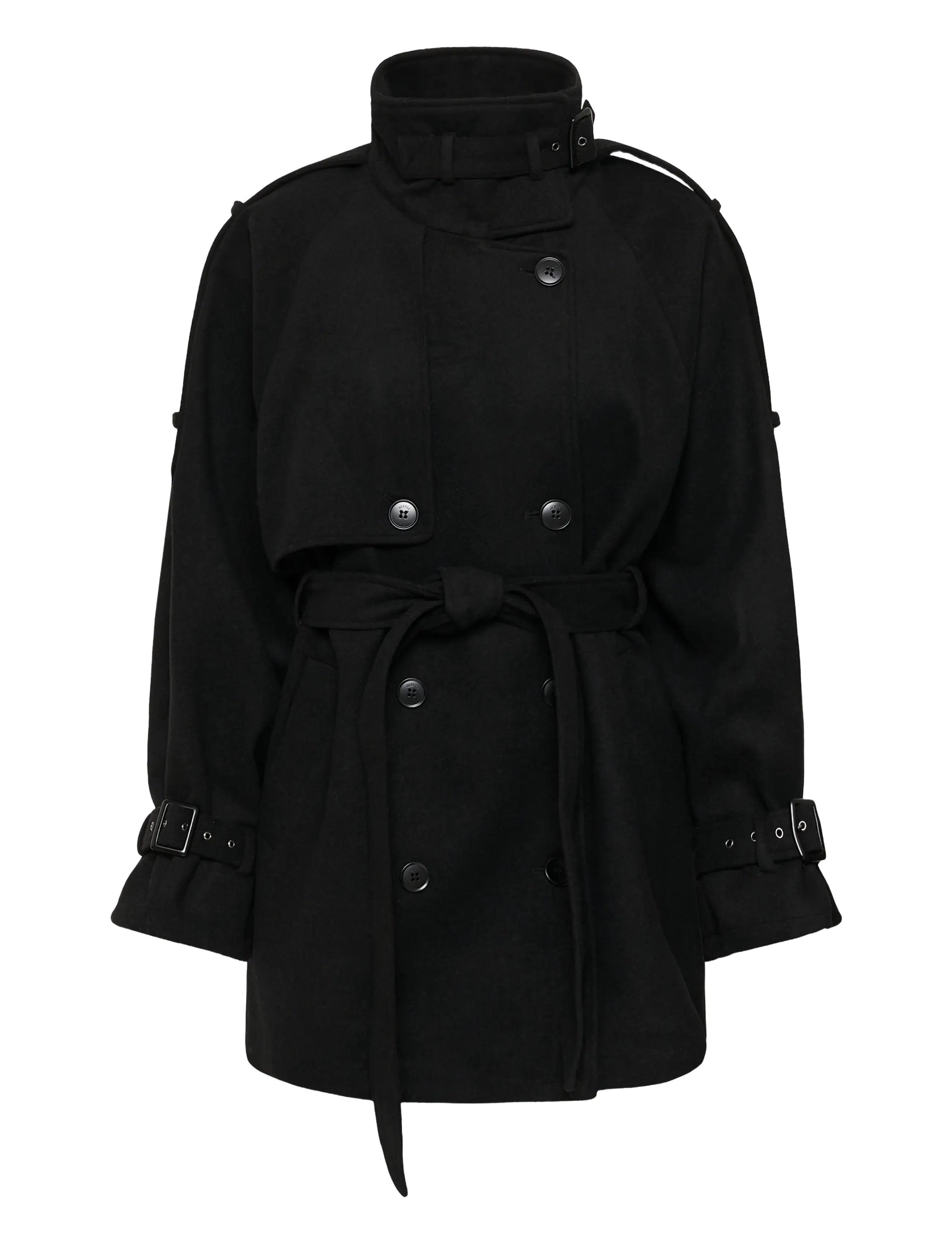 Gestuz GZavic midi jacket - Winterjacken - BLACK / black