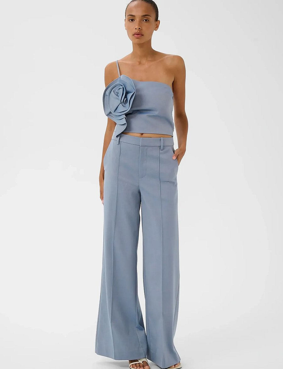 Gestuz - GZwendi top - sleeveless tops - dusty blue - 3