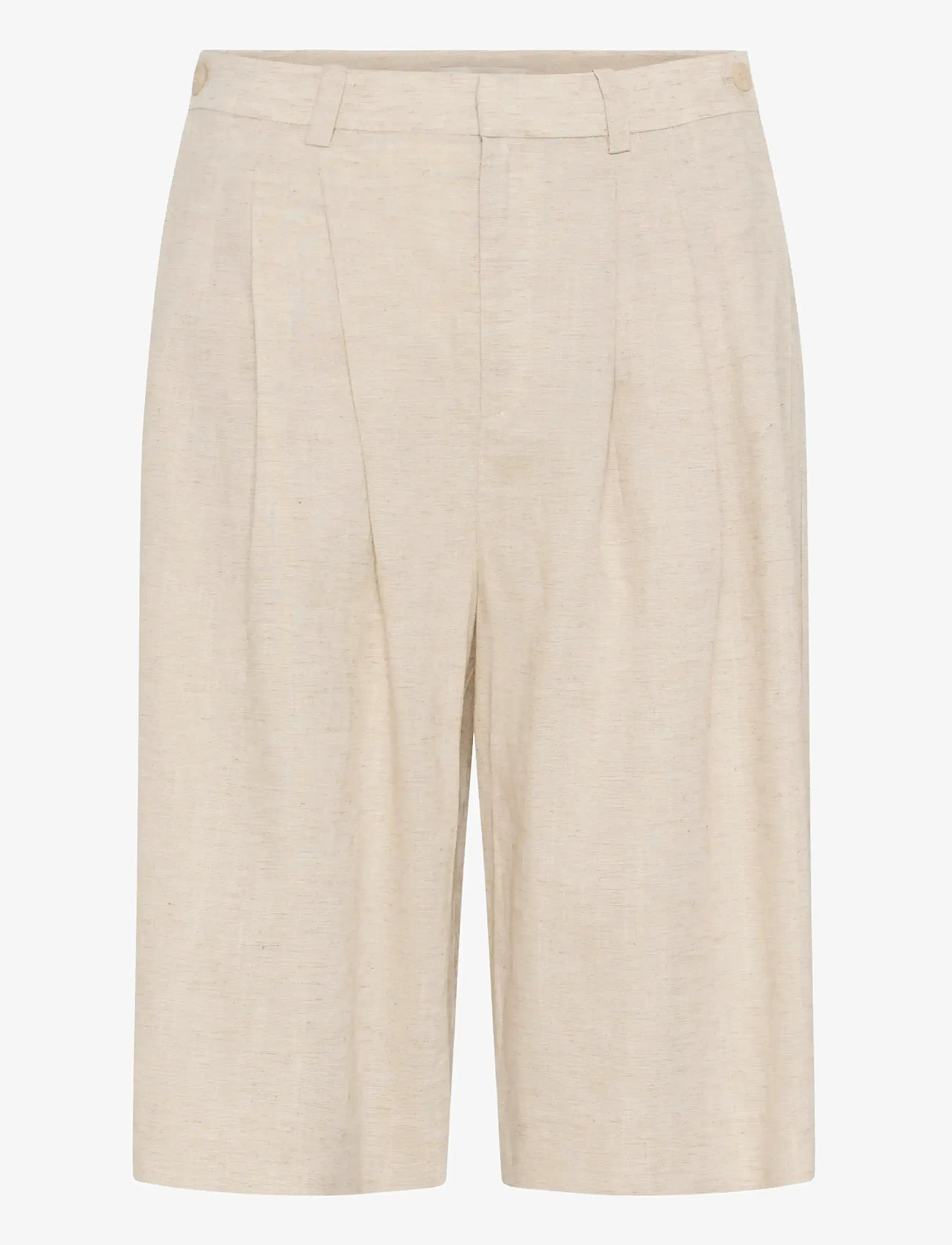 Gestuz - GZriava MW shorts - bermudas - light sand melange - 1